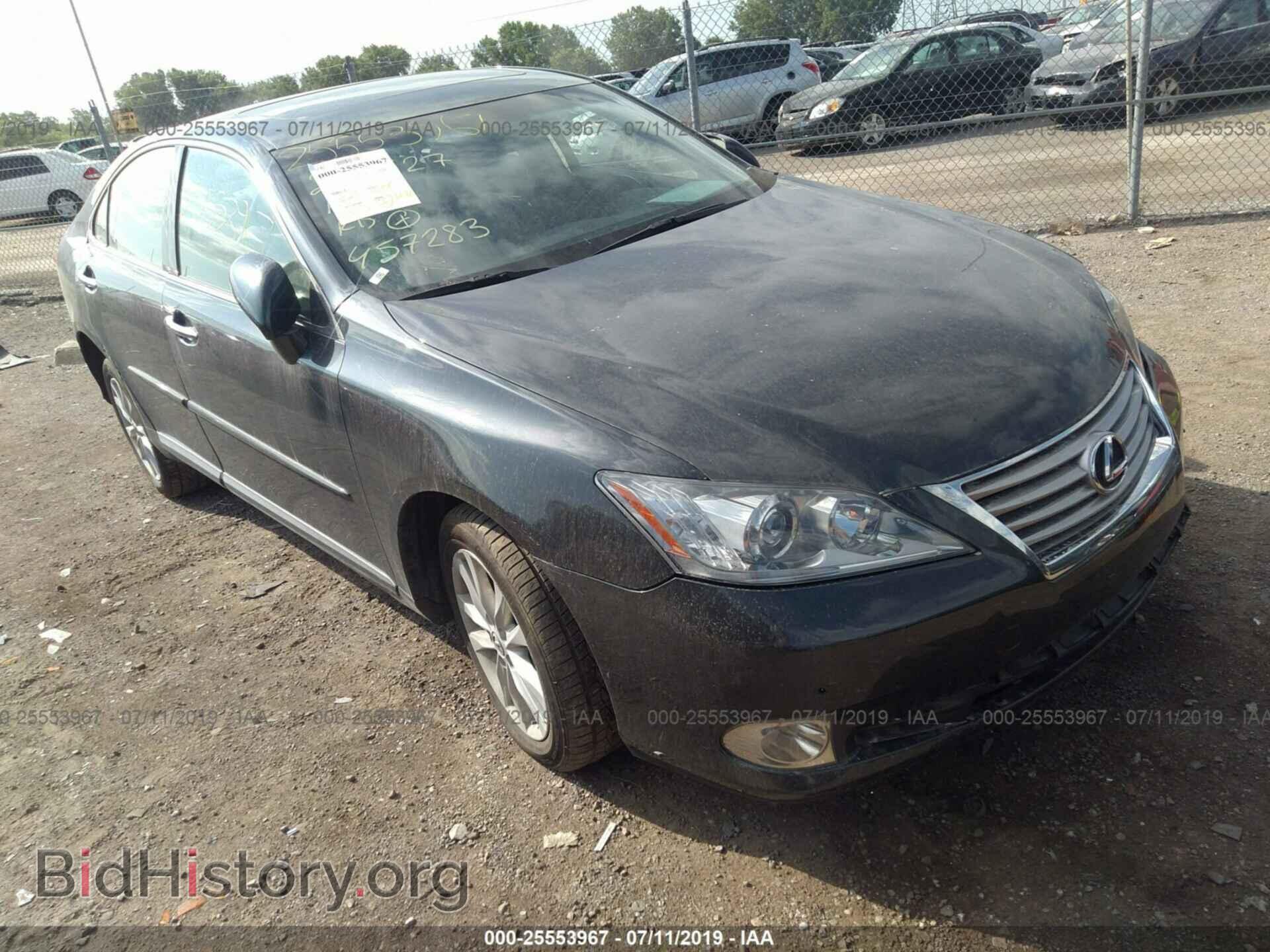 Photo JTHBK1EG2B2457283 - LEXUS ES 2011