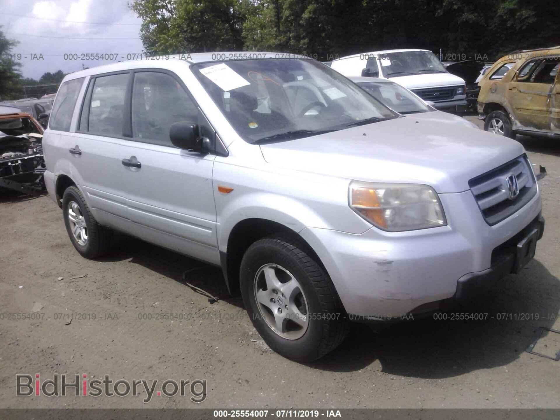 Photo 5FNYF18147B016752 - HONDA PILOT 2007