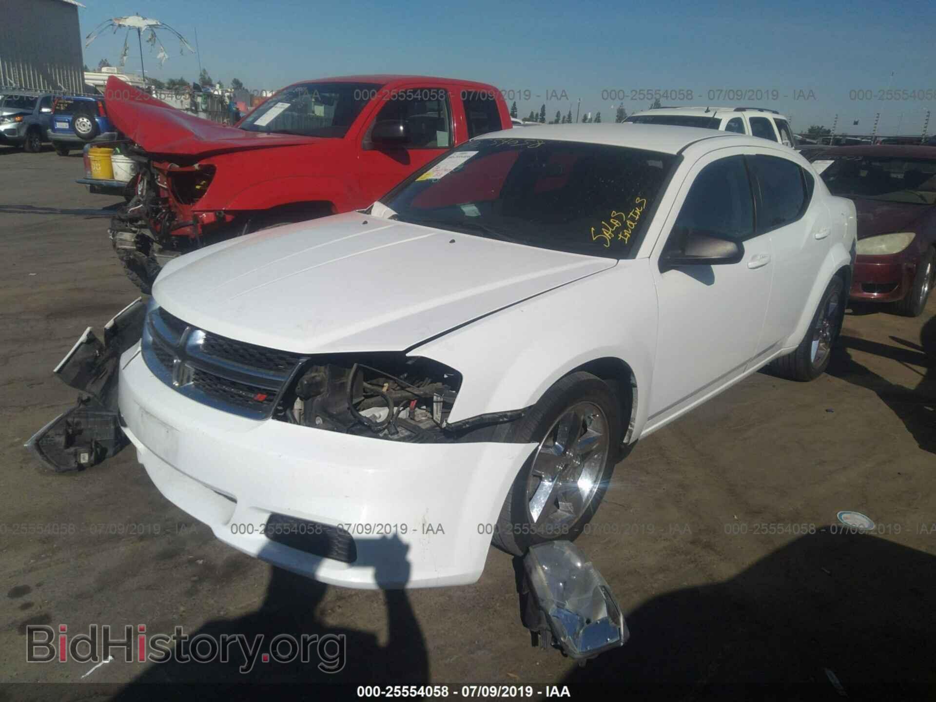 2013 DODGE AVENGER - VIN: 1C3CDZAB1DN702525 - Фото 2