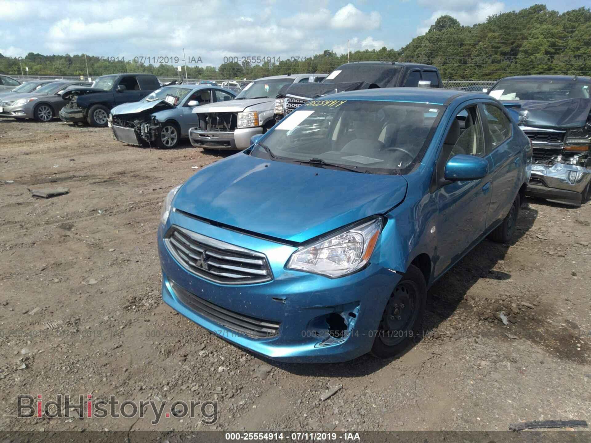 2017 MITSUBISHI MIRAGE - VIN: ML32F3FJ3HHF12623 - Фото 2
