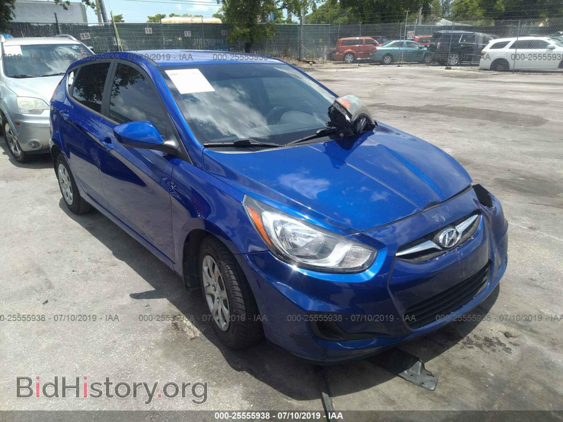 Фотография KMHCT5AE2DU104706 - HYUNDAI ACCENT 2013