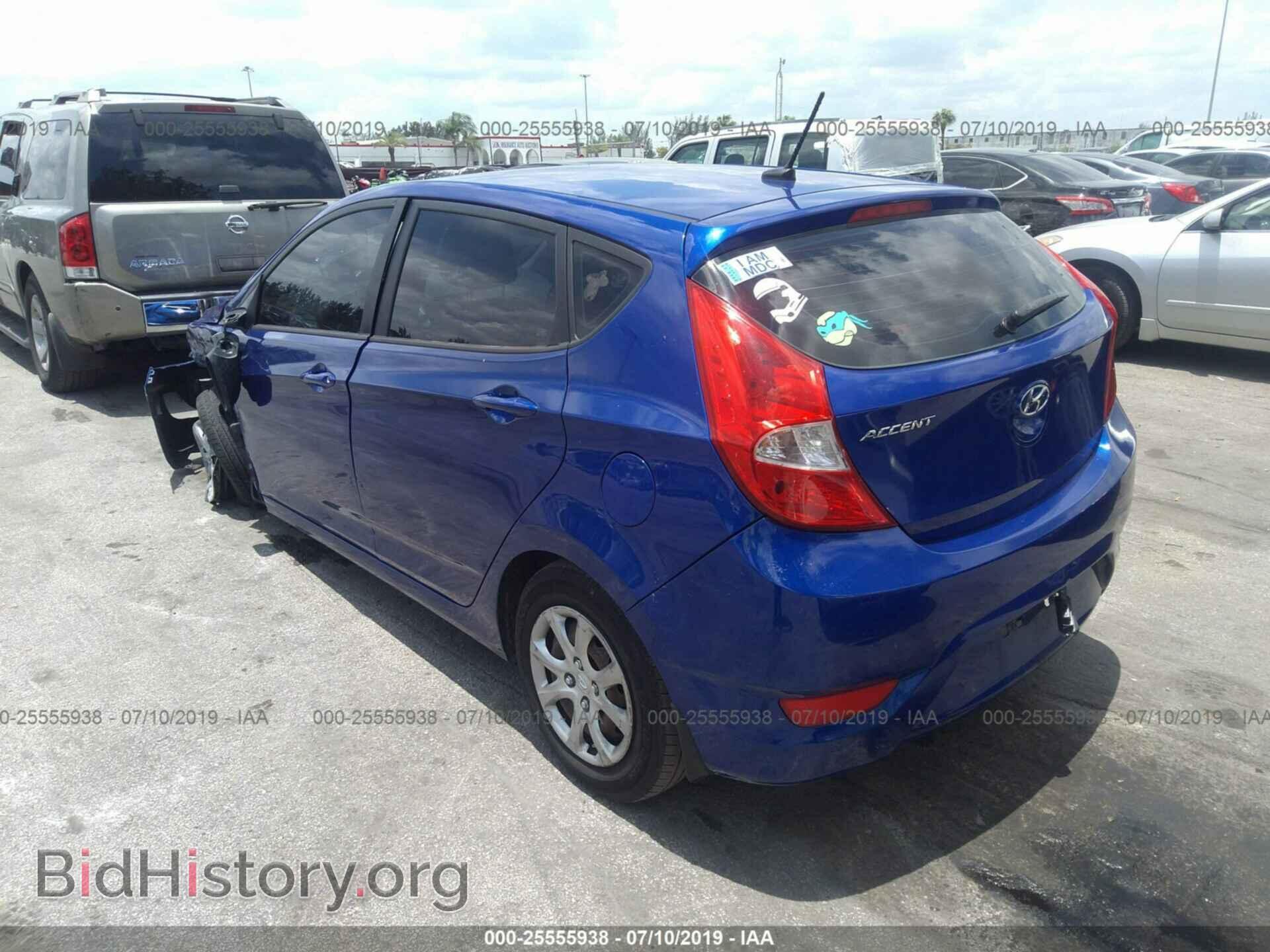 2013 HYUNDAI ACCENT - VIN: KMHCT5AE2DU104706 - Фото 3