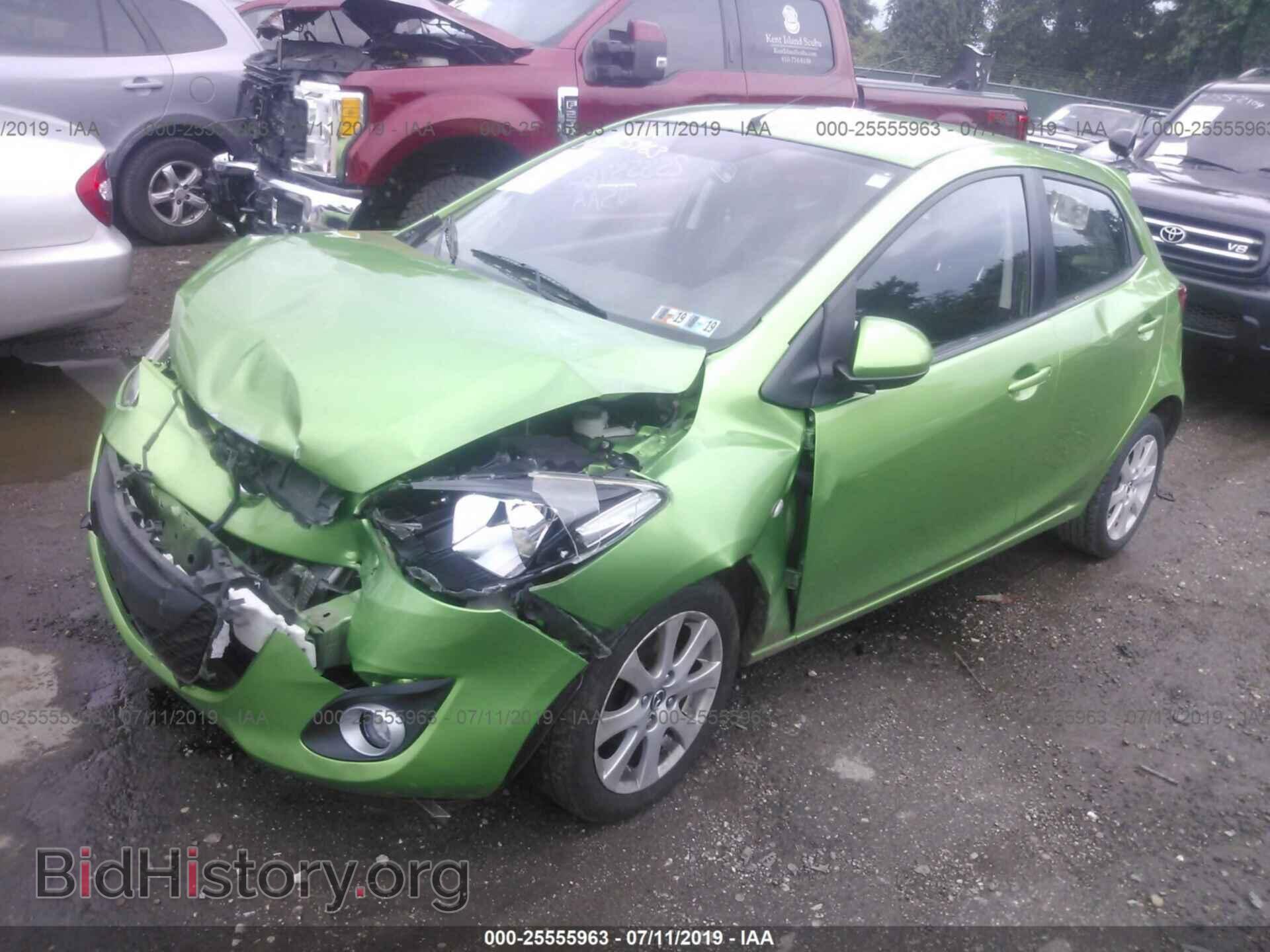 2013 MAZDA MAZDA2 - VIN: JM1DE1LY6D0153255 - Фото 2