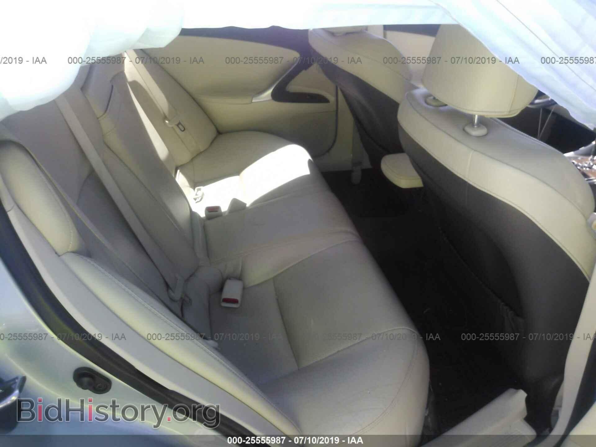 2011 LEXUS IS - VIN: JTHBF5C20B5139504 - Фото 8