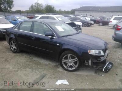2006 Audi A4 2.0T Quattro, синий — VIN WAUDF78E76A018410, IAAI