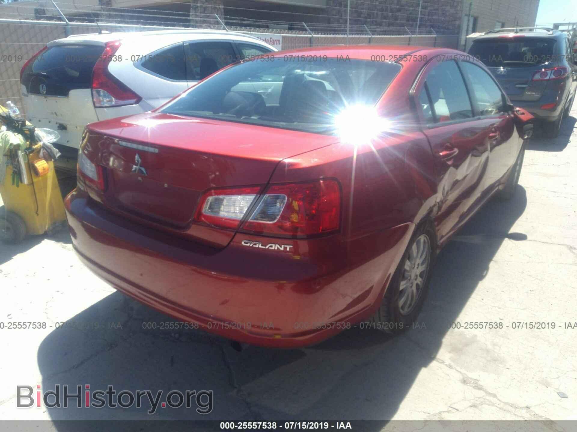 2012 MITSUBISHI GALANT - VIN: 4A32B2FF7CE021412 - Photo 4