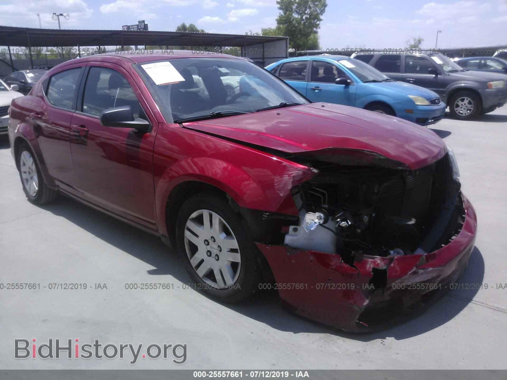 Photo 1C3CDZAB4DN547744 - DODGE AVENGER 2013