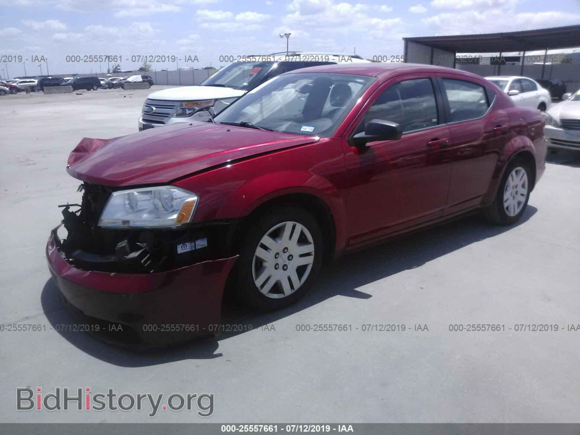 2013 DODGE AVENGER - VIN: 1C3CDZAB4DN547744 - Фото 2