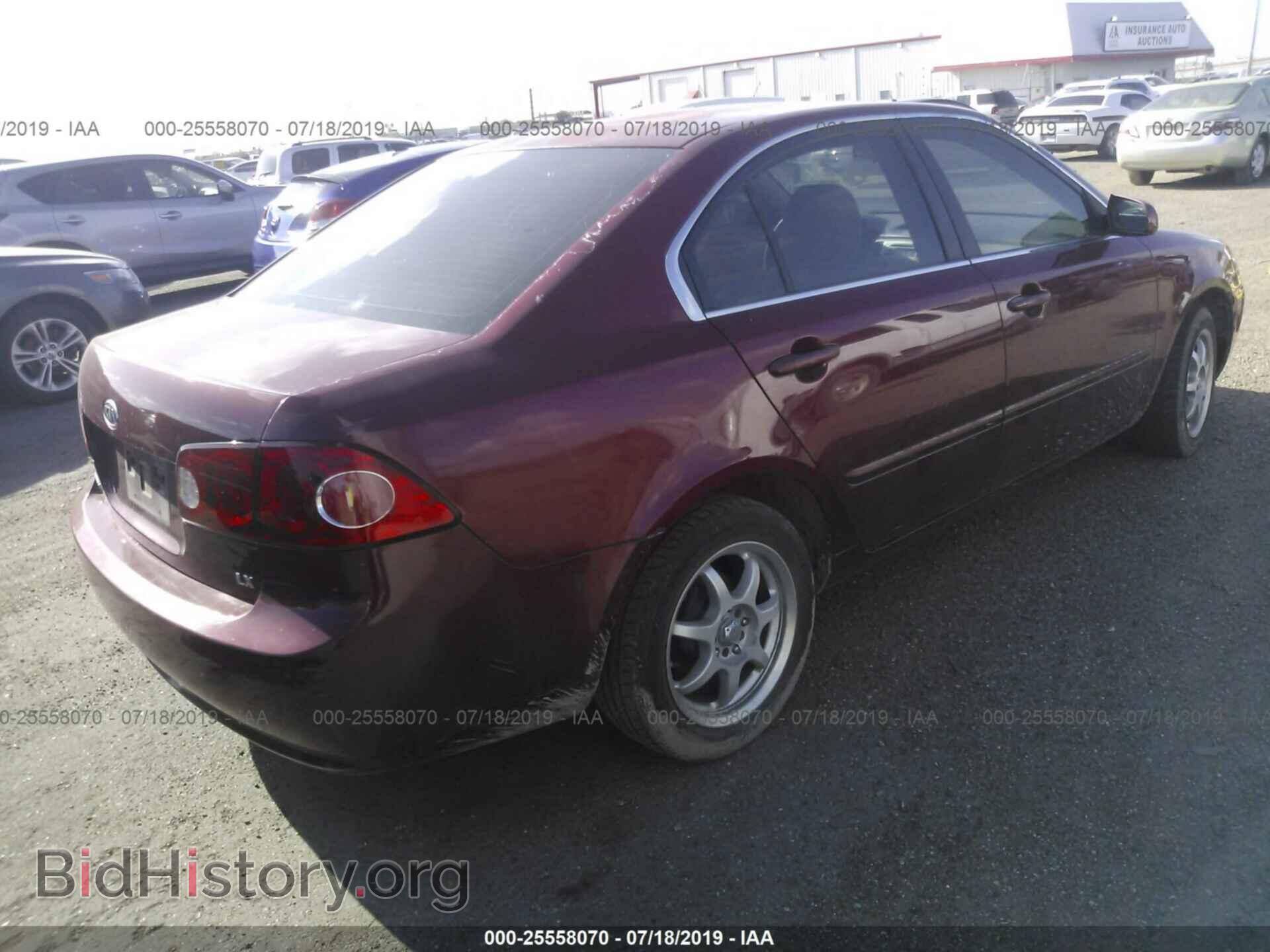 2006 KIA OPTIMA - VIN: KNAGE123765048245 - Фото 4