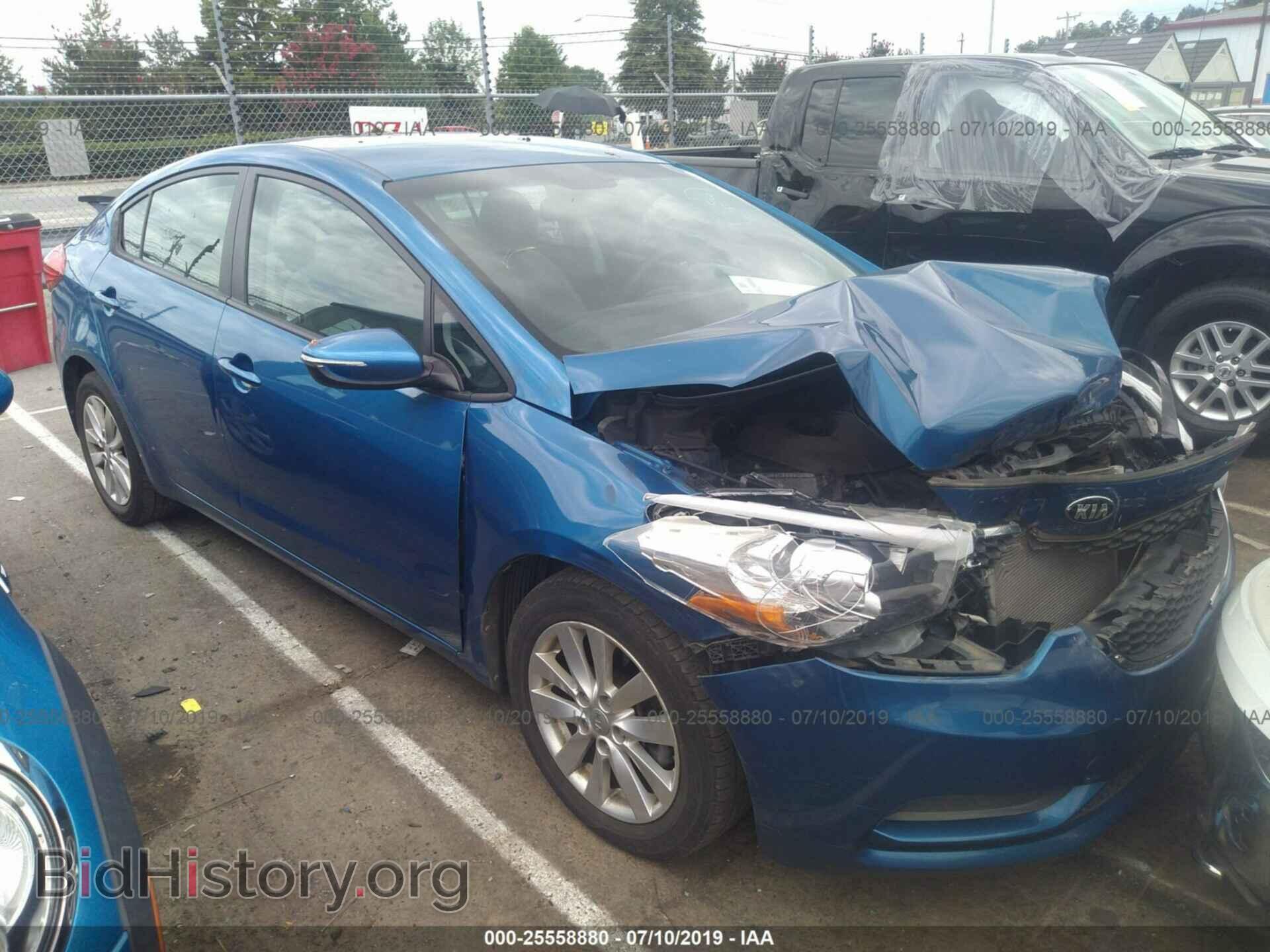 Photo KNAFX4A68E5200857 - KIA FORTE 2014