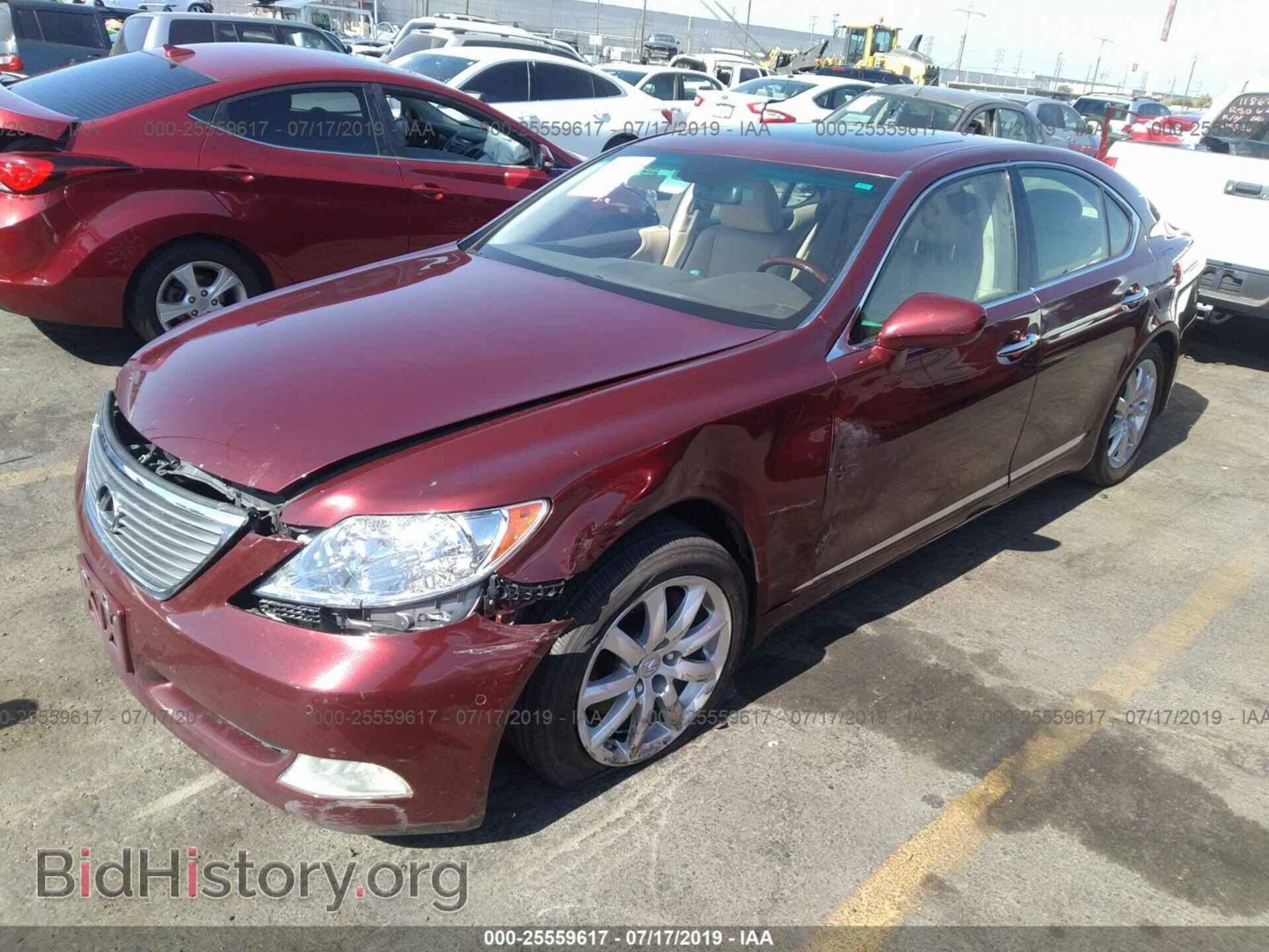 2007 LEXUS LS - VIN: JTHBL46F575035065 - Фото 2