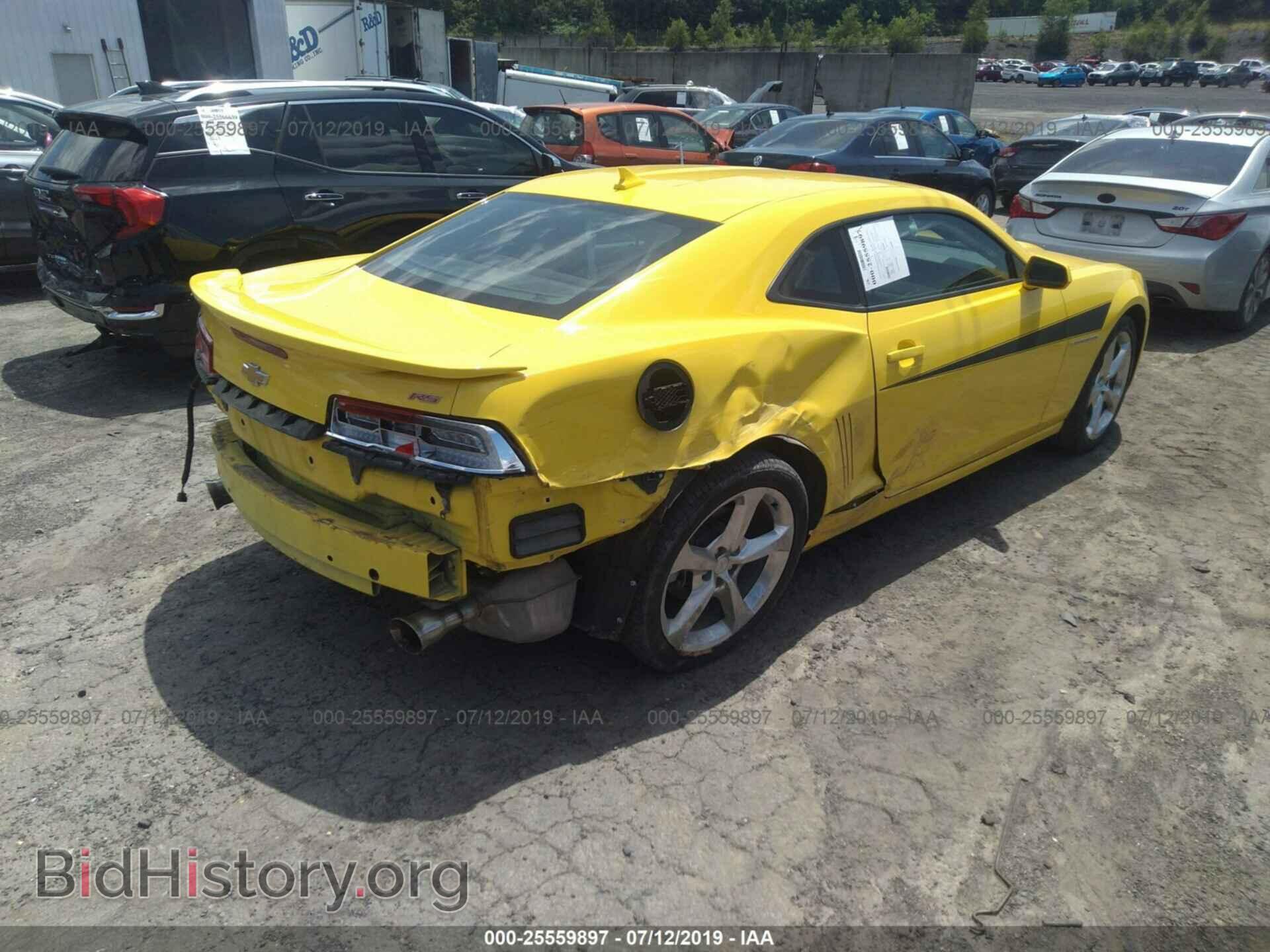 2014 CHEVROLET CAMARO - VIN: 2G1FB1E34E9199864 - Фото 4