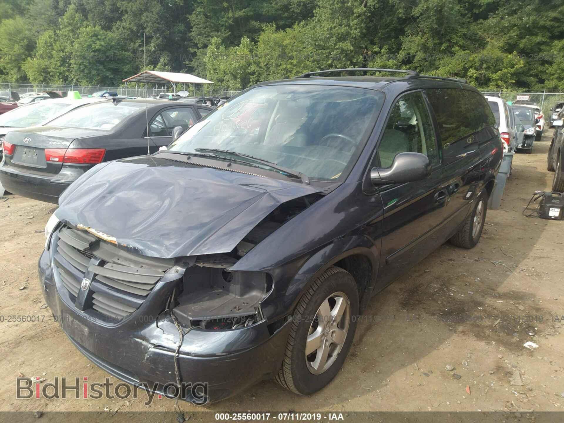 2007 DODGE GRAND CARAVAN - VIN: 2D4GP44LX7R347599 - Фото 2