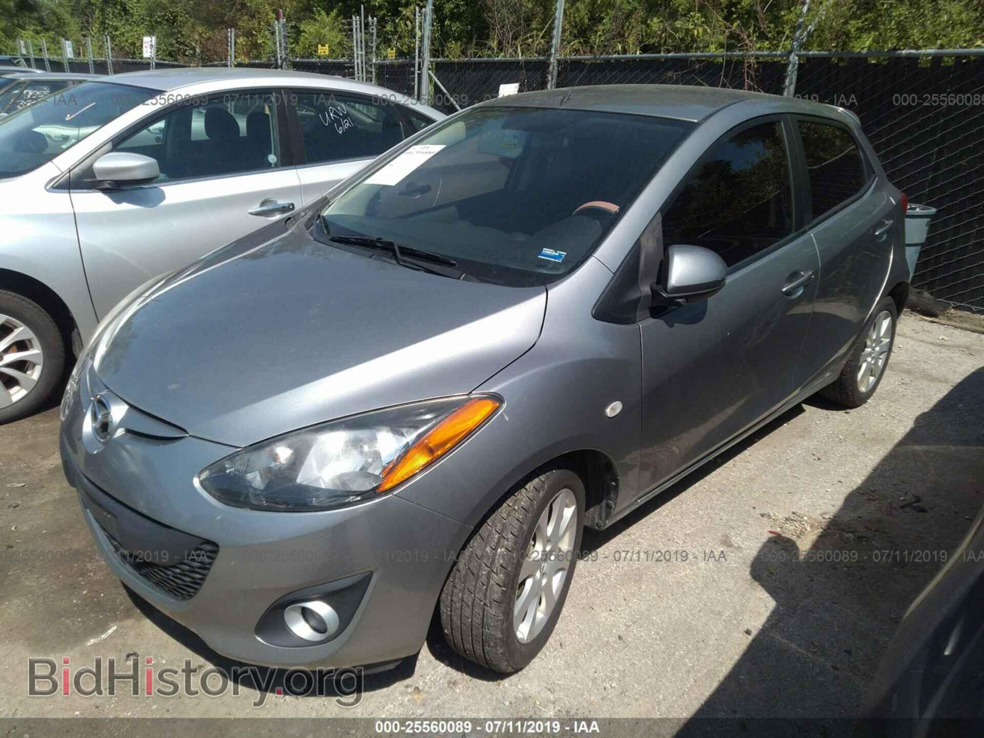 2013 MAZDA MAZDA2 - VIN: JM1DE1LY7D0158397 - Фото 2