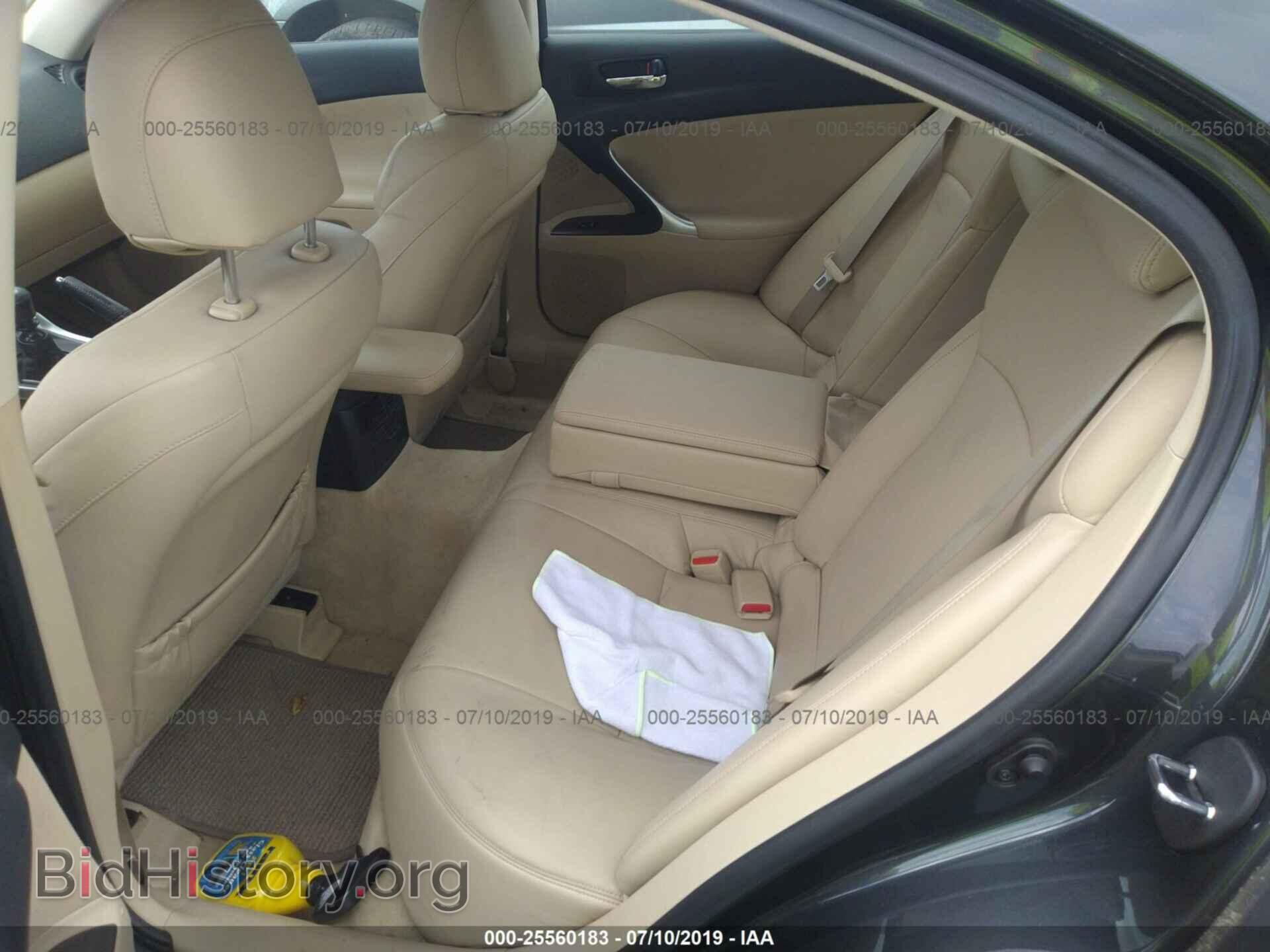 2008 LEXUS IS - VIN: JTHBK262282060187 - Фото 8