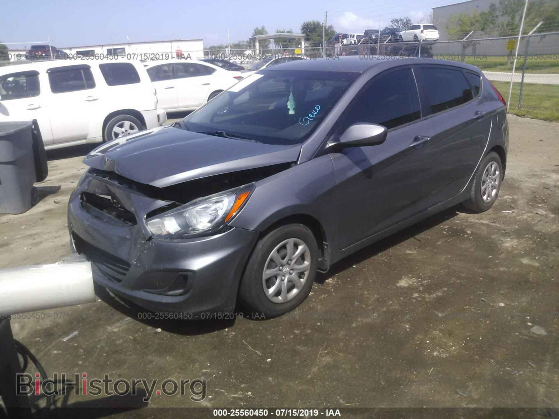2014 HYUNDAI ACCENT - VIN: KMHCT5AE5EU183242 - Фото 2