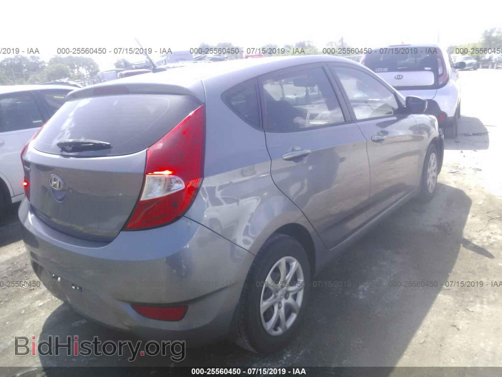 2014 HYUNDAI ACCENT - VIN: KMHCT5AE5EU183242 - Фото 4