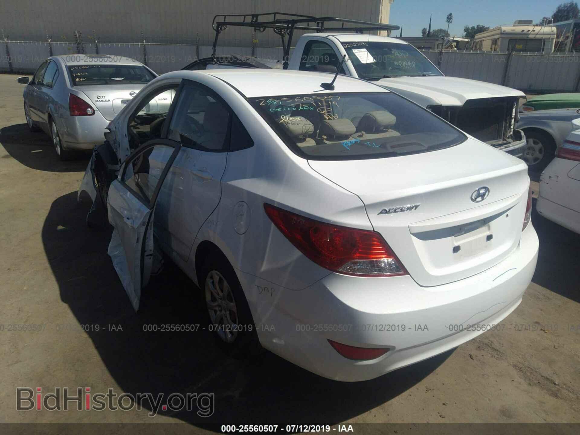 2014 HYUNDAI ACCENT - VIN: KMHCT4AE2EU658100 - Фото 3