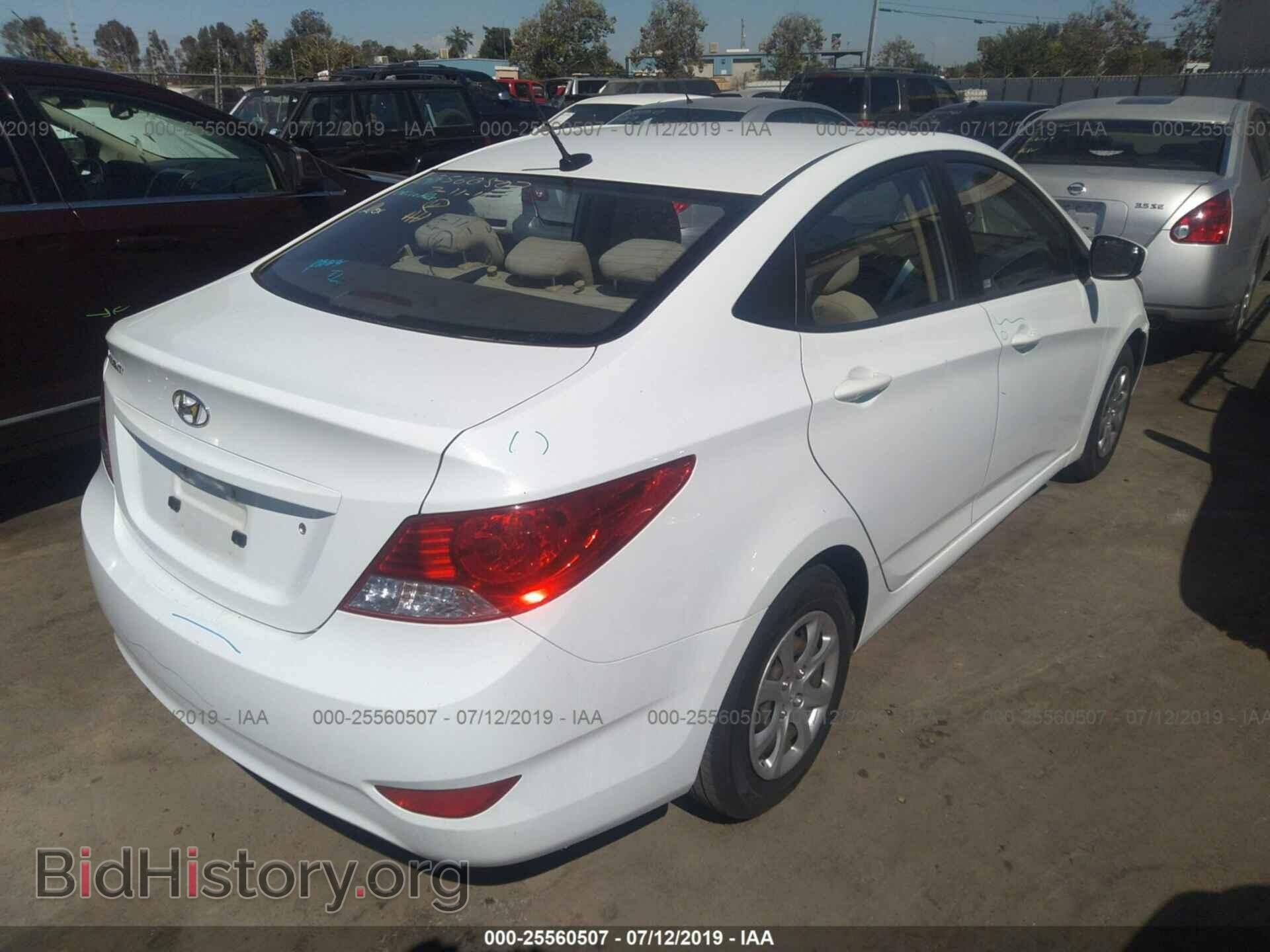 2014 HYUNDAI ACCENT - VIN: KMHCT4AE2EU658100 - Фото 4