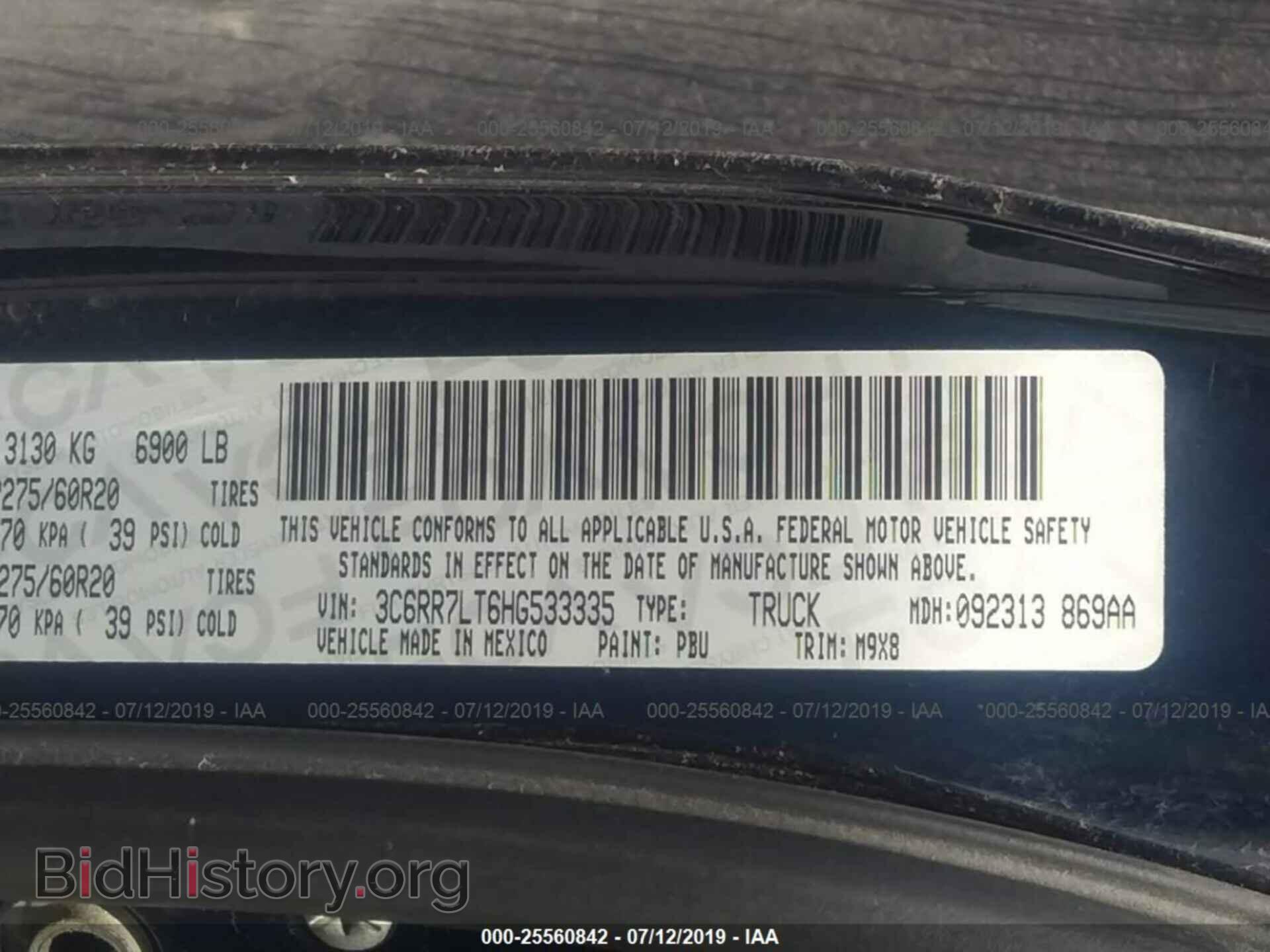 2017 RAM 1500 - VIN: 3C6RR7LT6HG533335 - Photo 9