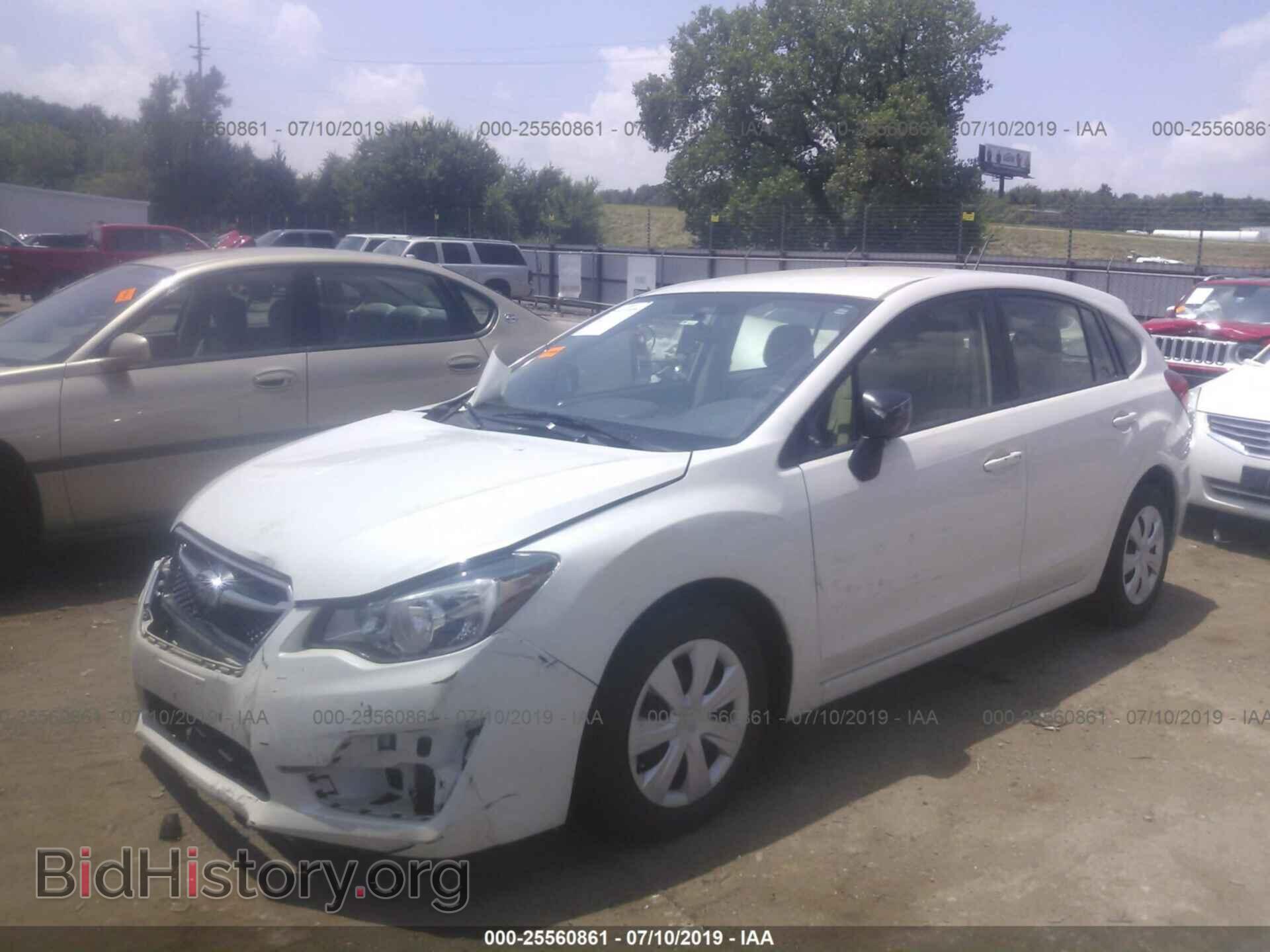 2016 SUBARU IMPREZA - VIN: JF1GPAA65G8327319 - Фото 2
