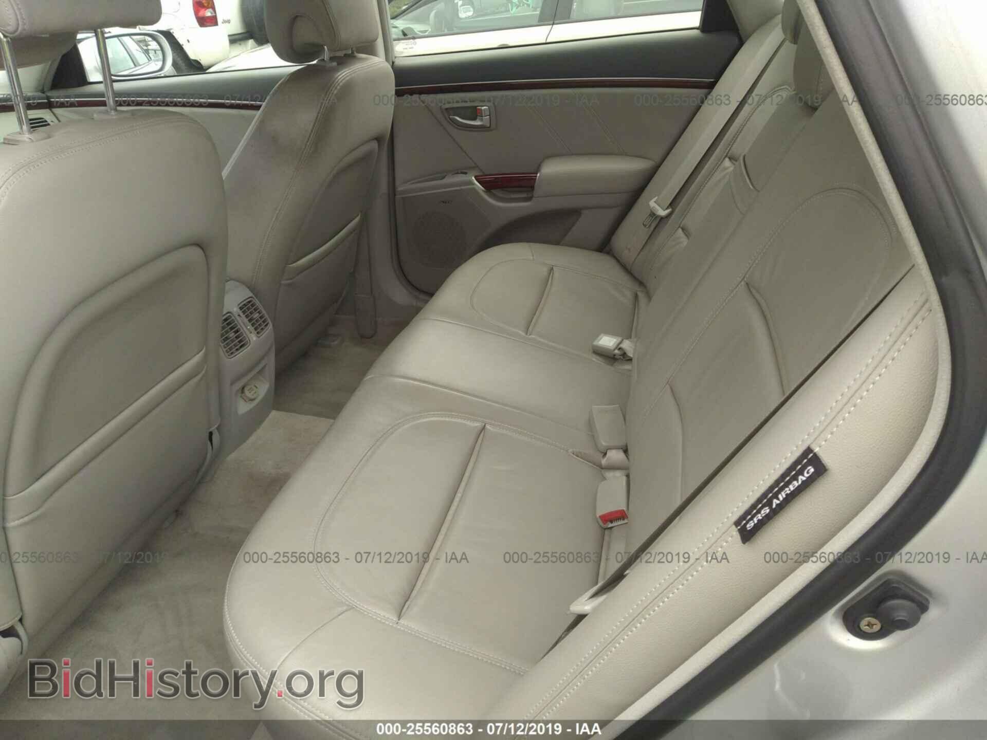 2008 HYUNDAI AZERA - VIN: KMHFC46F58A272579 - Фото 8