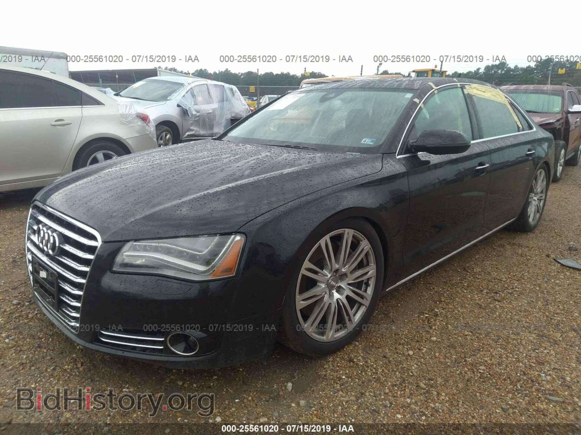2013 AUDI A8 - VIN: WAUR2AFD9DN019315 - Фото 2