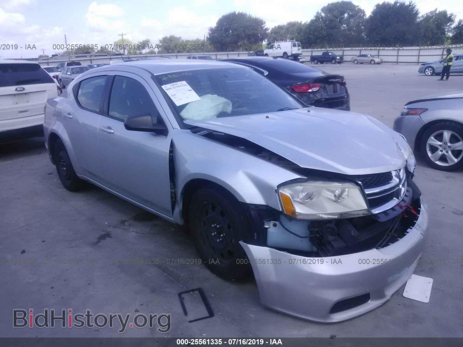 Photo 1C3CDZAB8CN265217 - DODGE AVENGER 2012