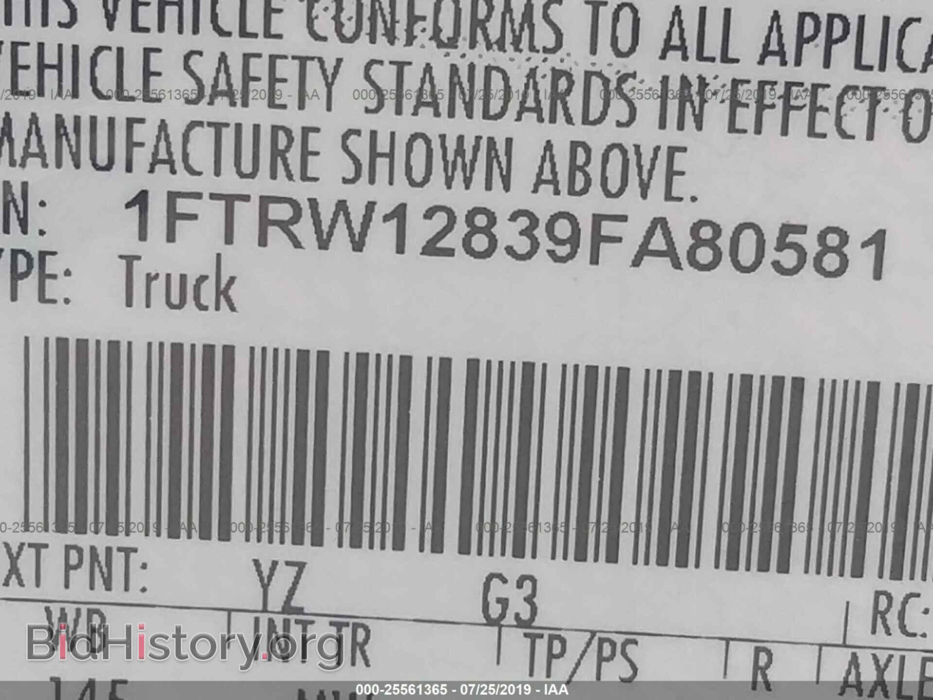 2009 FORD F150 - VIN: 1FTRW12839FA80581 - Фото 9