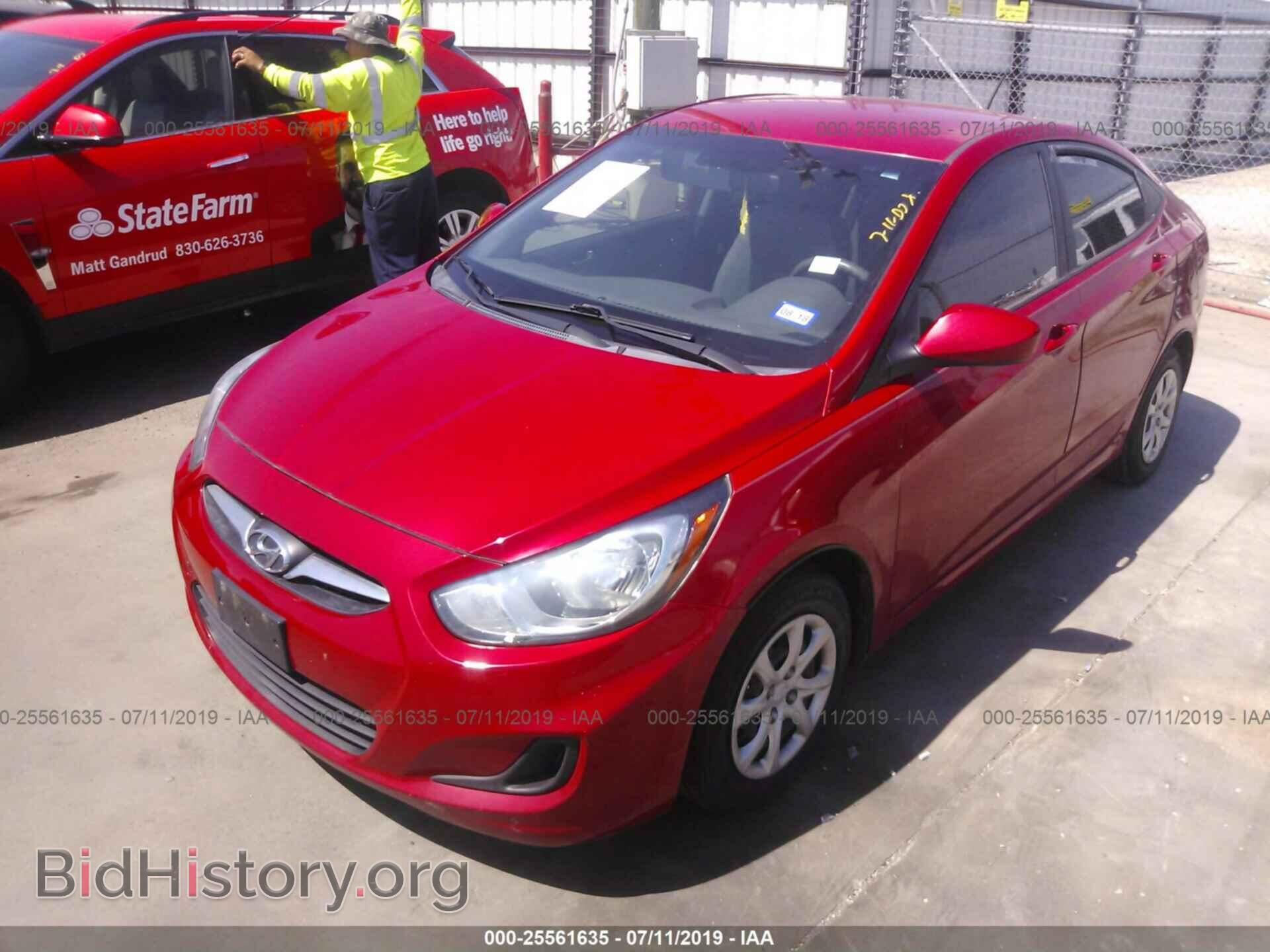 2012 HYUNDAI ACCENT - VIN: KMHCT4AE2CU258602 - Фото 2