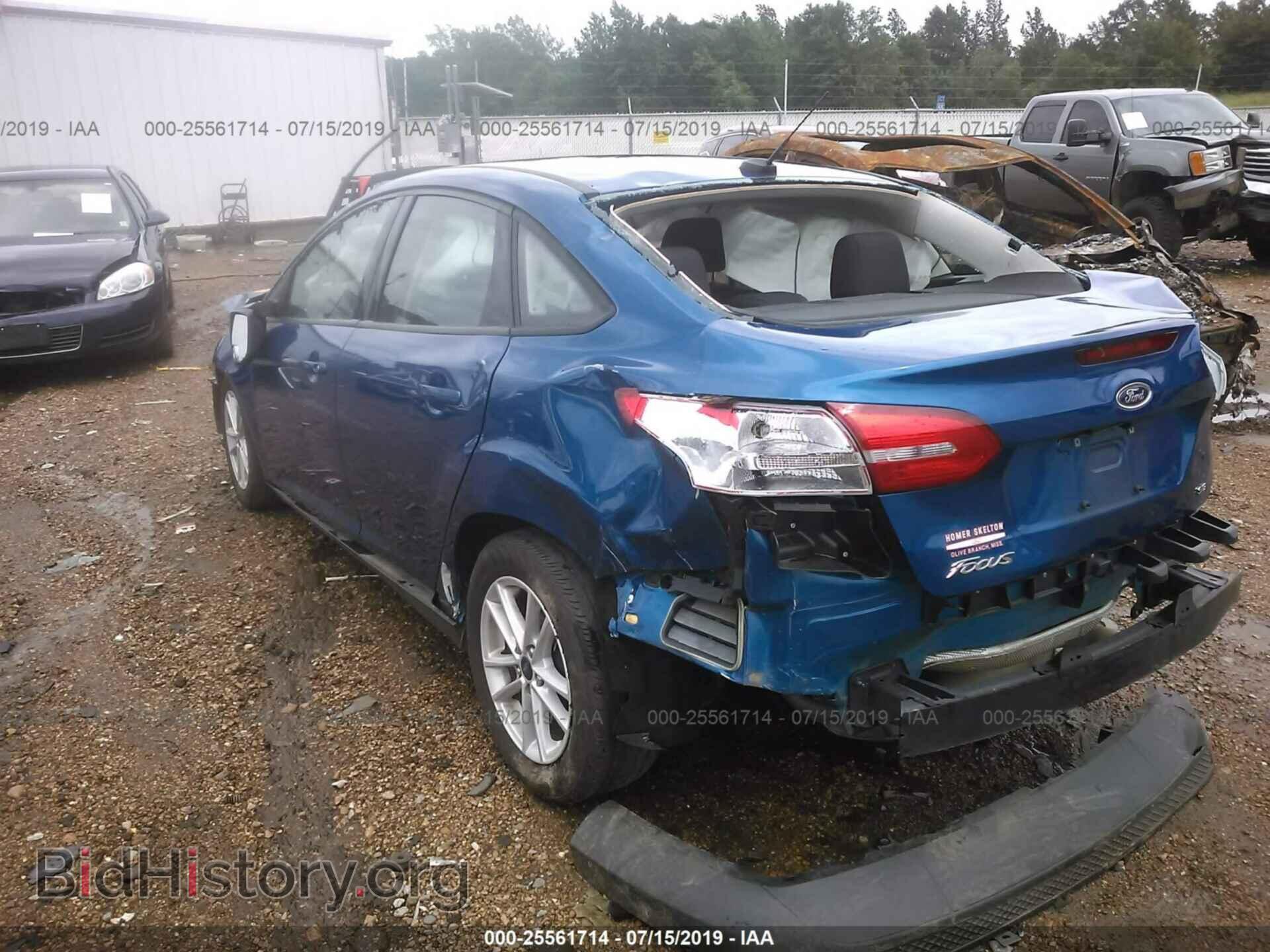 2018 FORD FOCUS - VIN: 1FADP3F27JL299449 - Фото 3