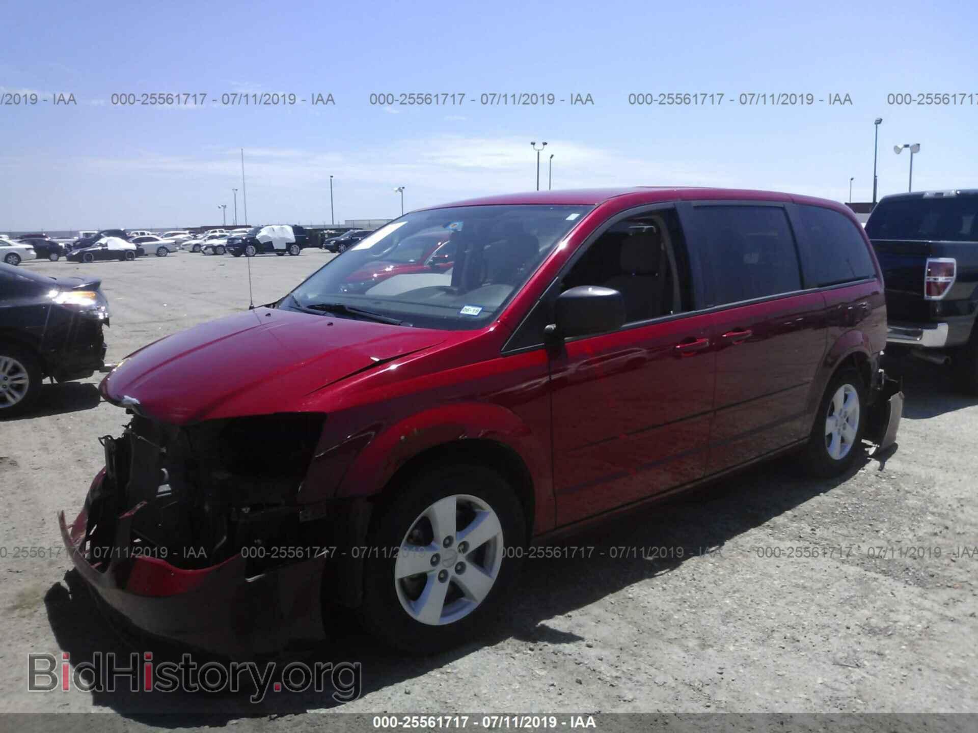 2013 DODGE GRAND CARAVAN - VIN: 2C4RDGBG1DR542654 - Фото 2