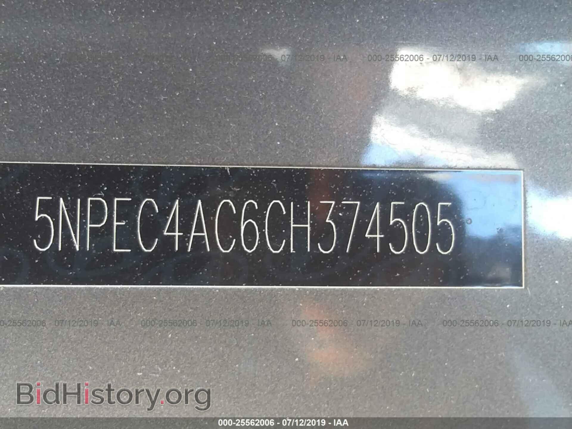 2012 HYUNDAI SONATA - VIN: 5NPEC4AC6CH374505 - Фото 9