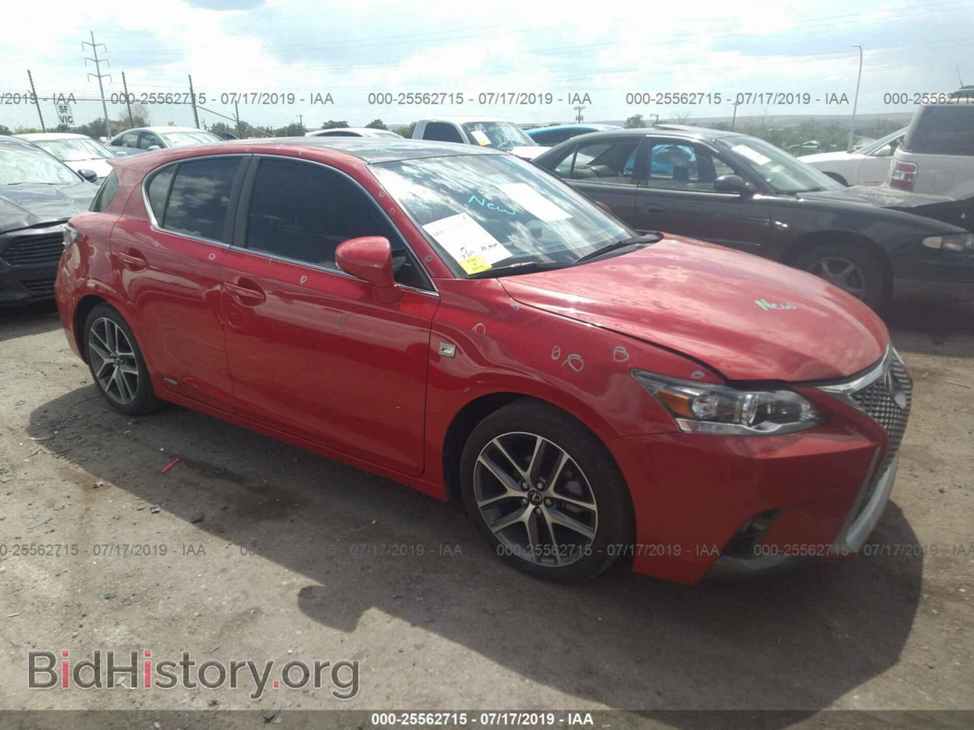 Photo JTHKD5BH7E2184909 - LEXUS CT 2014