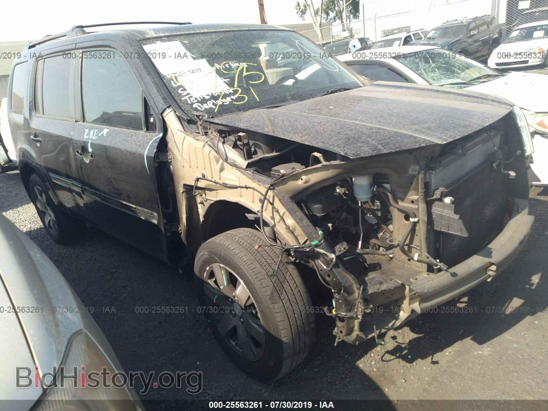 Фотография 5FNYF3H92DB033434 - HONDA PILOT 2013