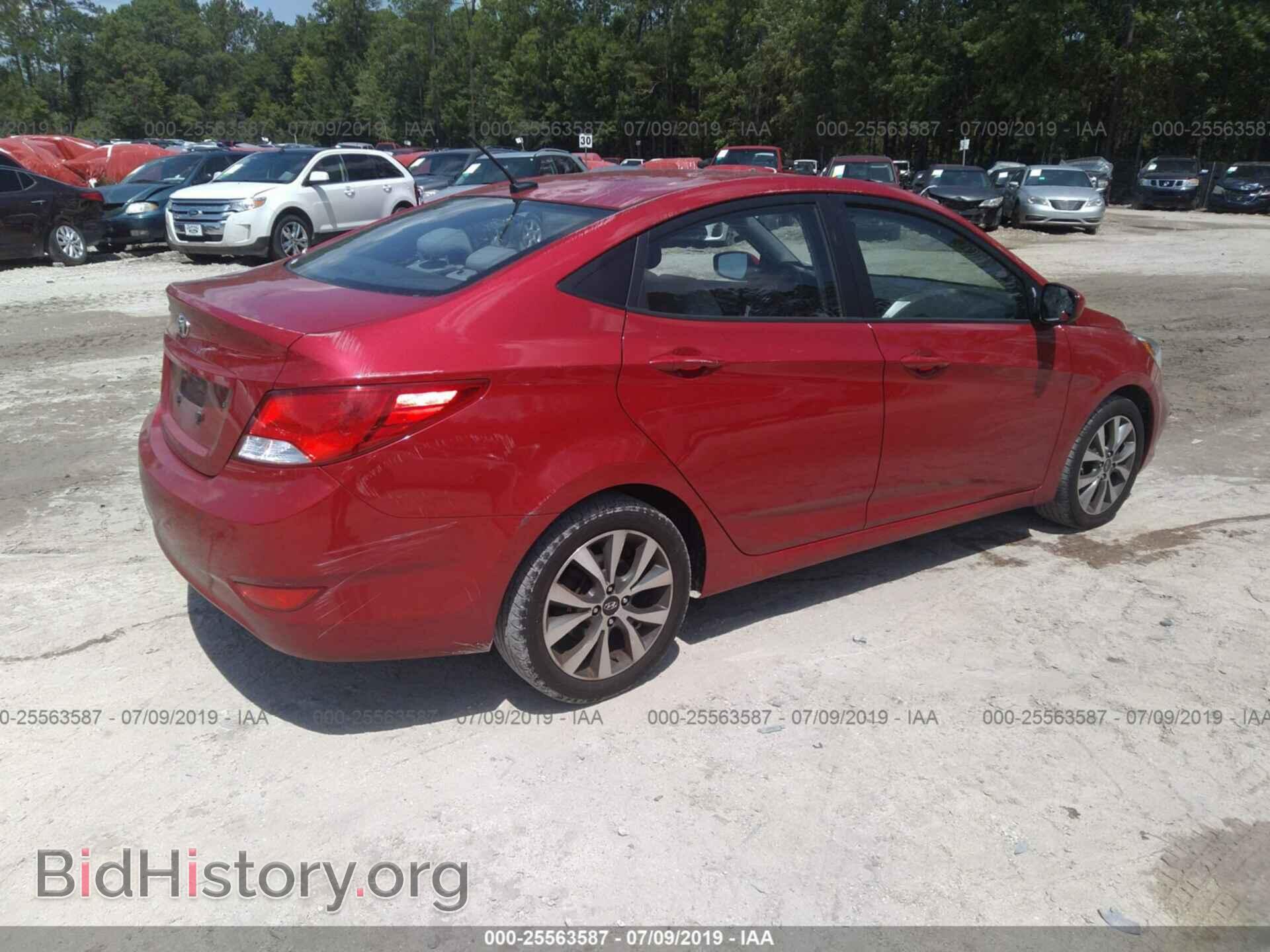 2017 HYUNDAI ACCENT - VIN: KMHCT4AE7HU345581 - Фото 4