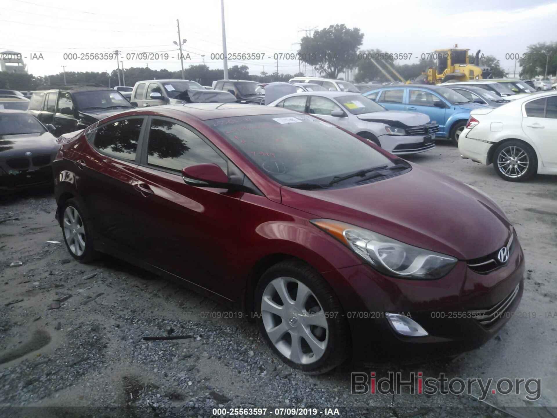 Photo KMHDH4AE6DU507488 - HYUNDAI ELANTRA 2013