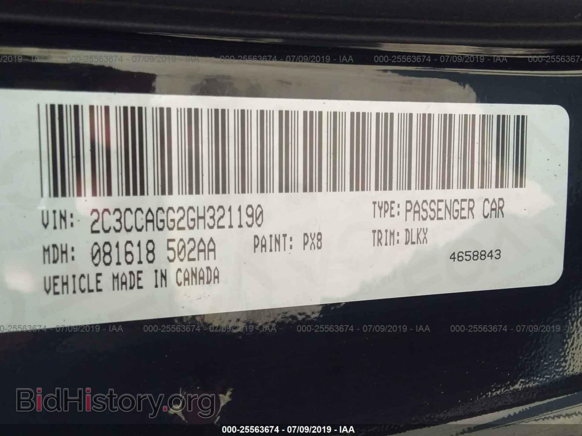 2016 CHRYSLER 300 - VIN: 2C3CCAGG2GH321190 - Photo 9