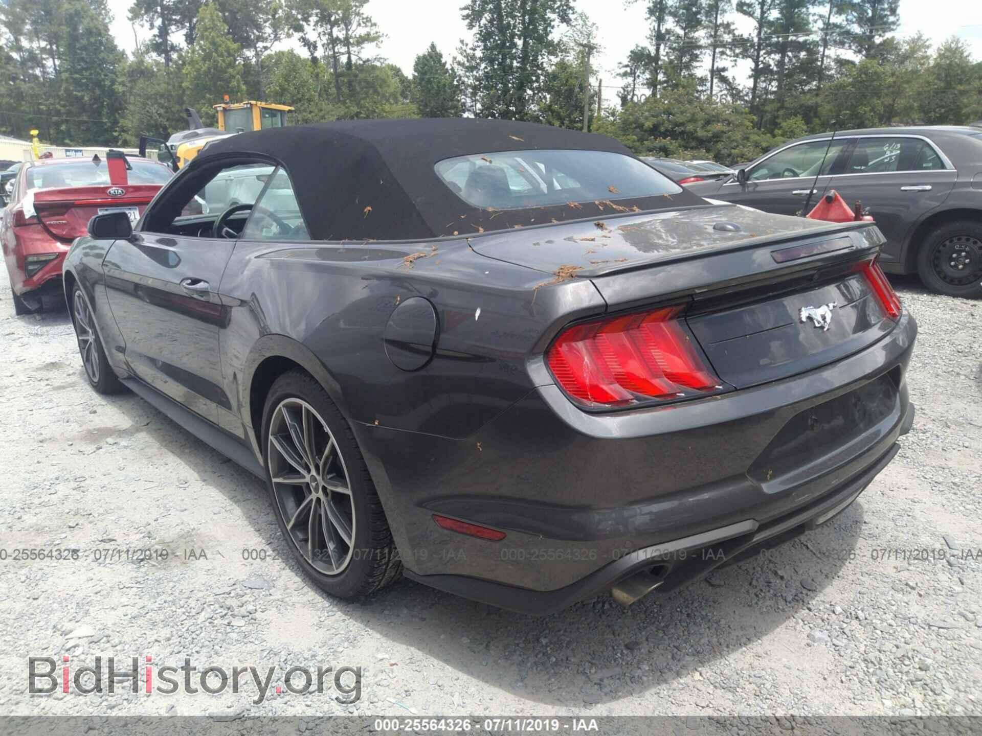 2019 FORD MUSTANG - VIN: 1FATP8UH3K5159176 - Фото 3