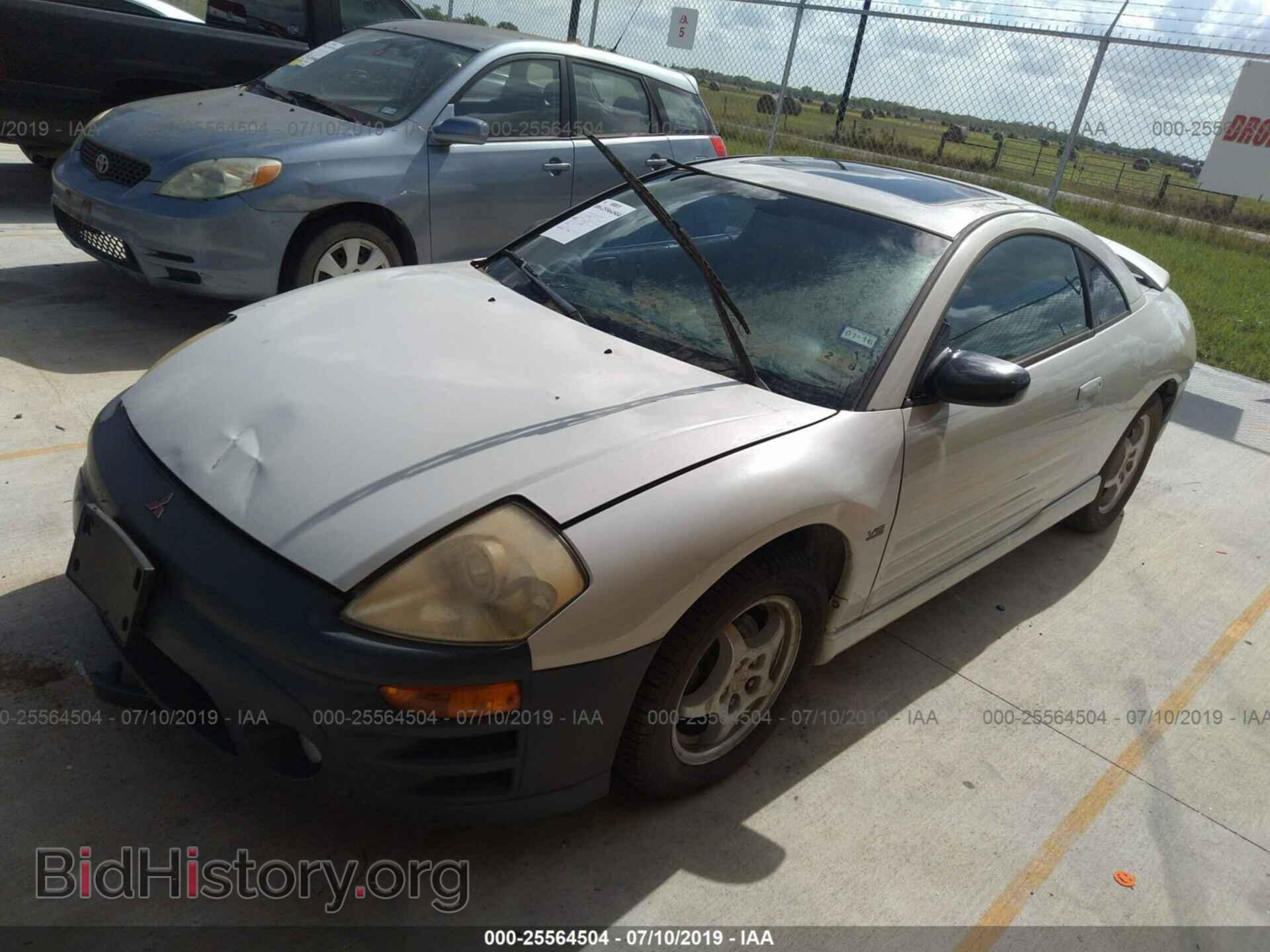 2001 MITSUBISHI ECLIPSE - VIN: 4A3AC54H31E203619 - Photo 2