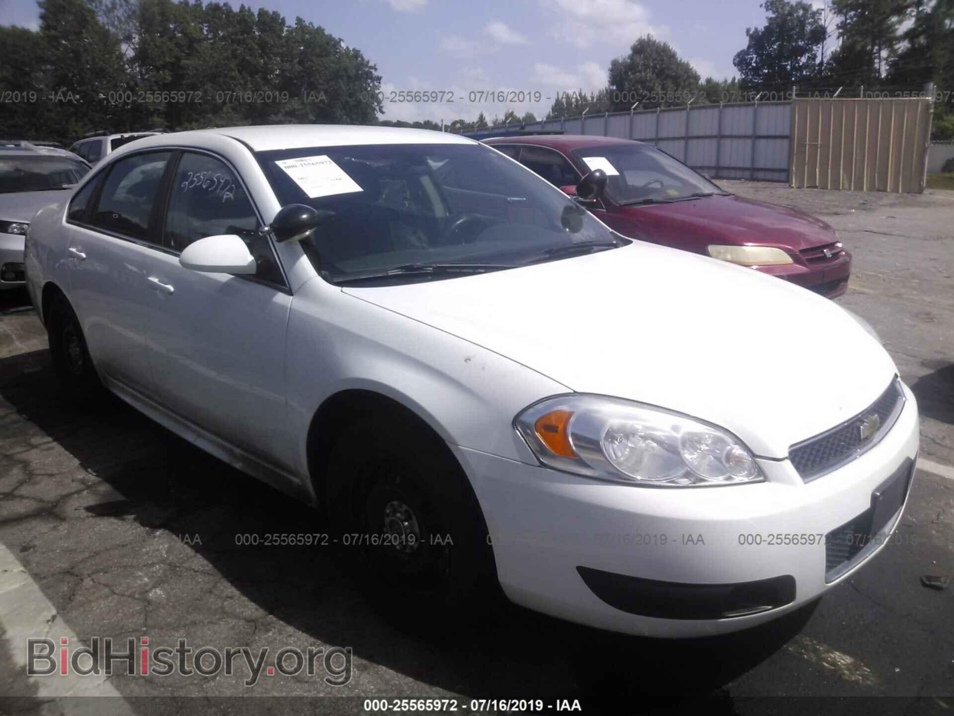Фотография 2G1WD5E38C1314091 - CHEVROLET IMPALA 2012