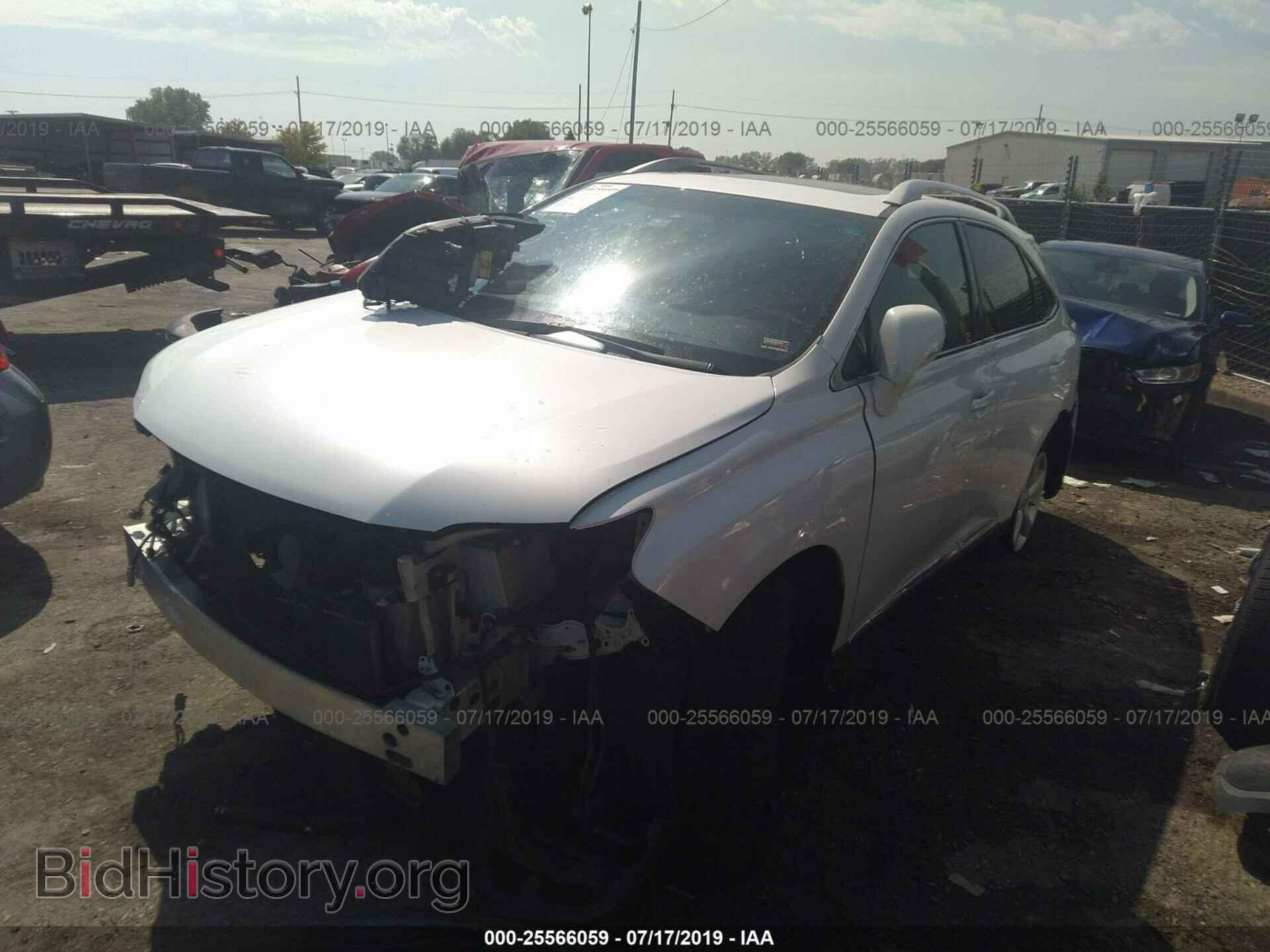 2012 LEXUS RX - VIN: 2T2BK1BA4CC147331 - Фото 2