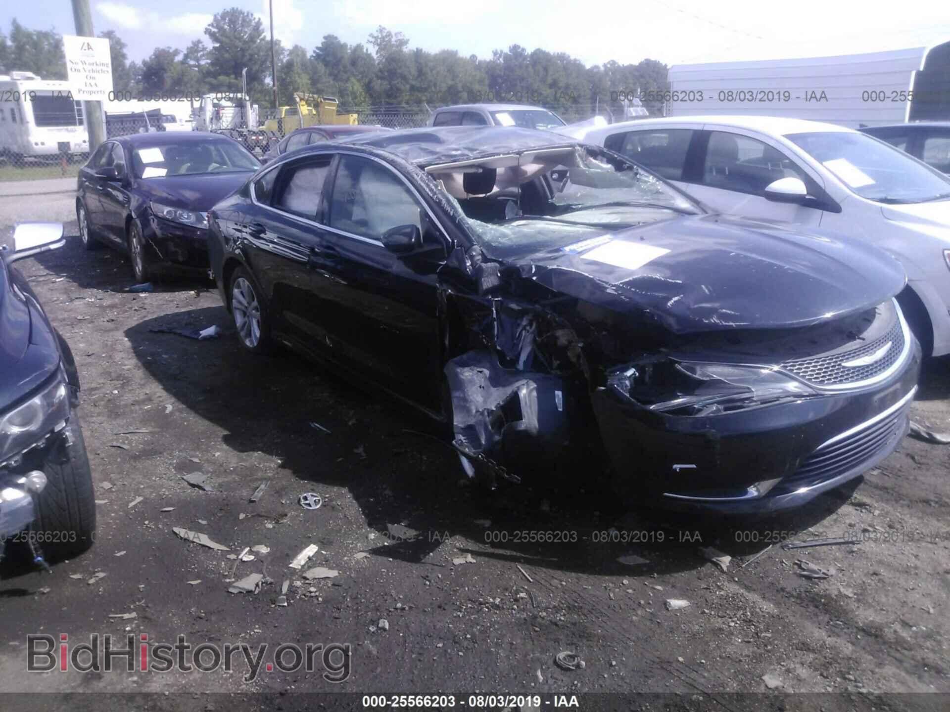 Фотография 1C3CCCAB9FN580645 - CHRYSLER 200 2015