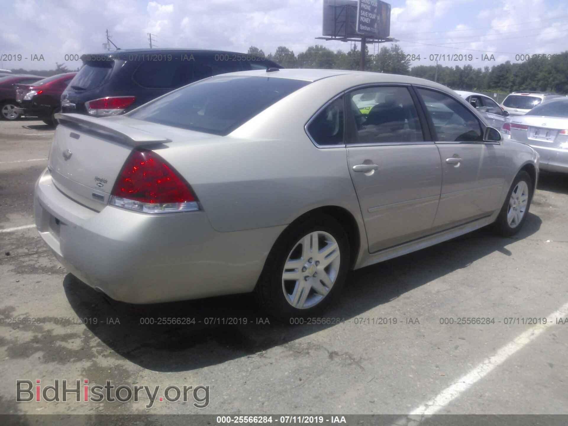 2012 CHEVROLET IMPALA - VIN: 2G1WB5E37C1172810 - Фото 4
