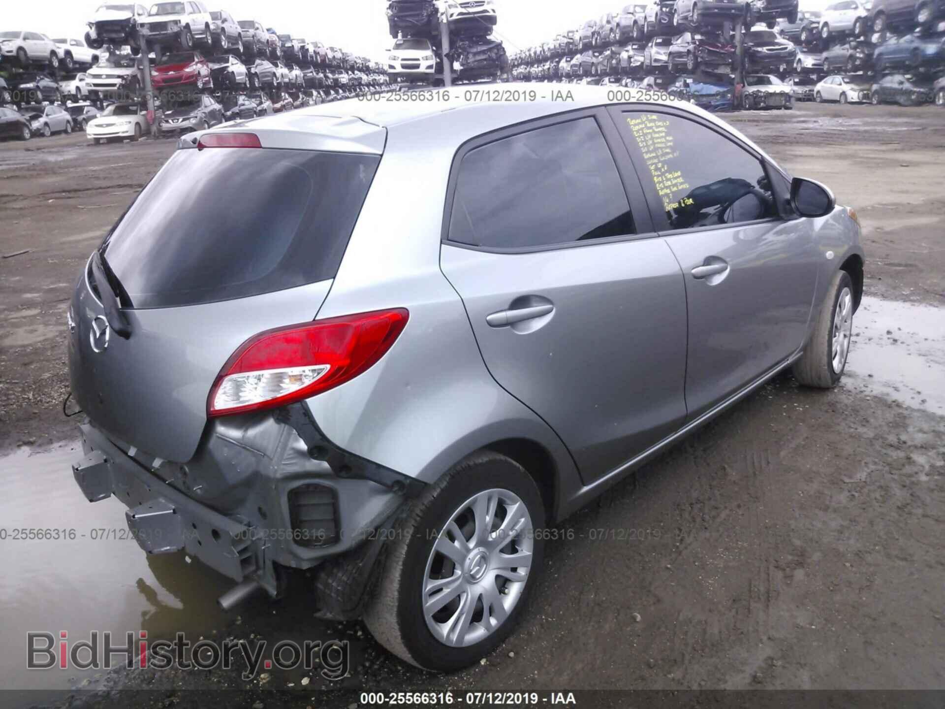 2014 MAZDA MAZDA2 - VIN: JM1DE1KY6E0173850 - Фото 4