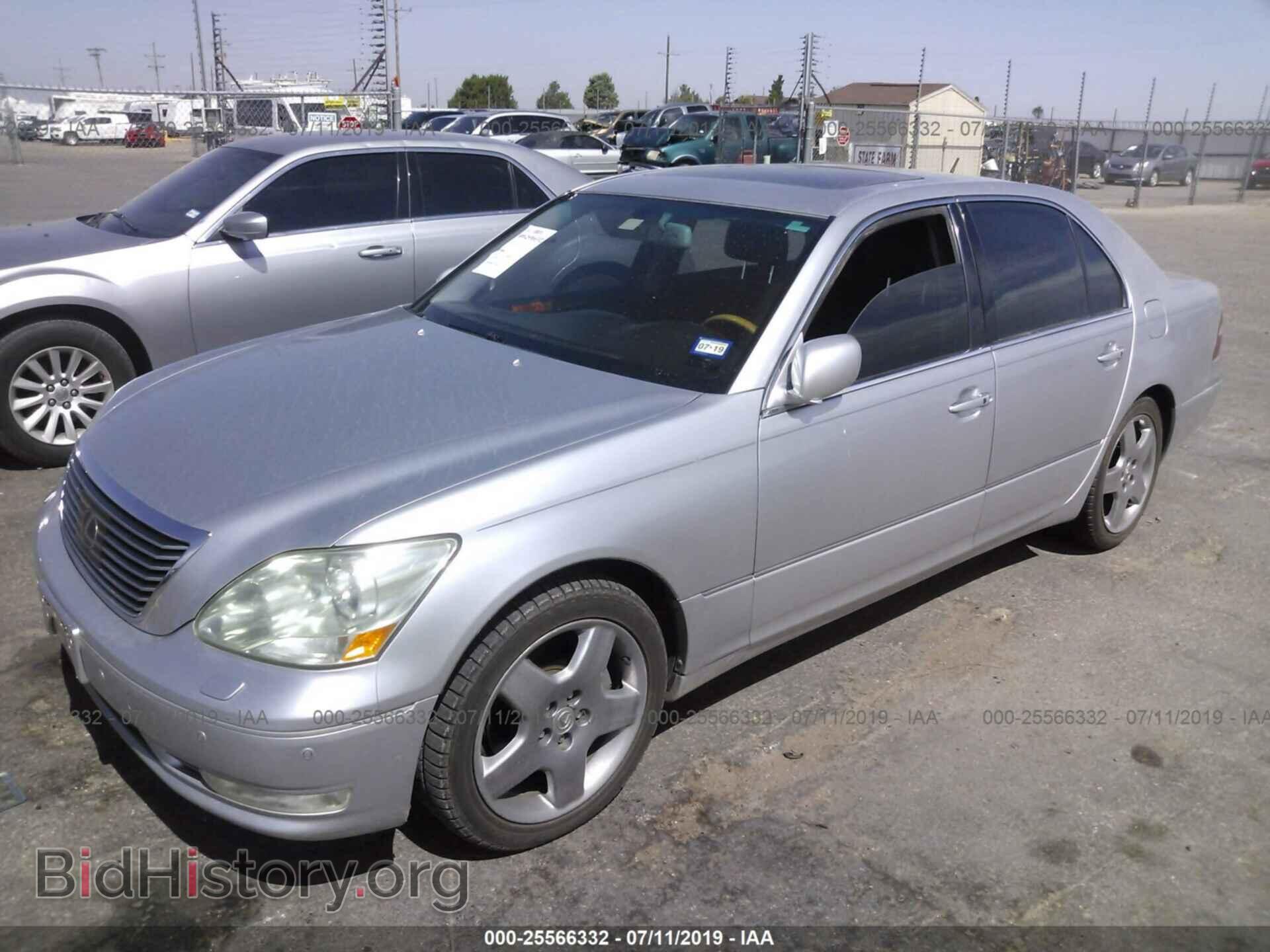 2005 LEXUS LS - VIN: JTHBN36FX50182092 - Фото 2