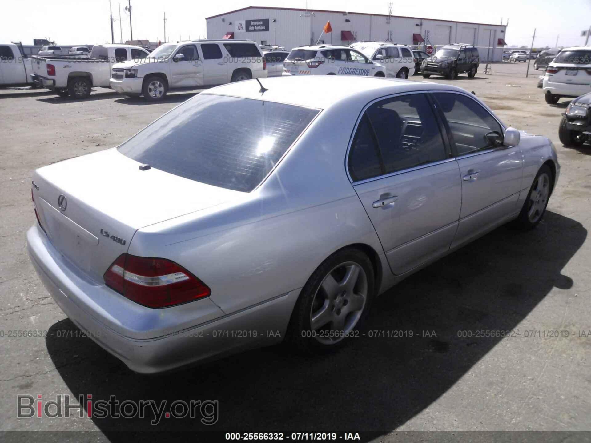2005 LEXUS LS - VIN: JTHBN36FX50182092 - Фото 4