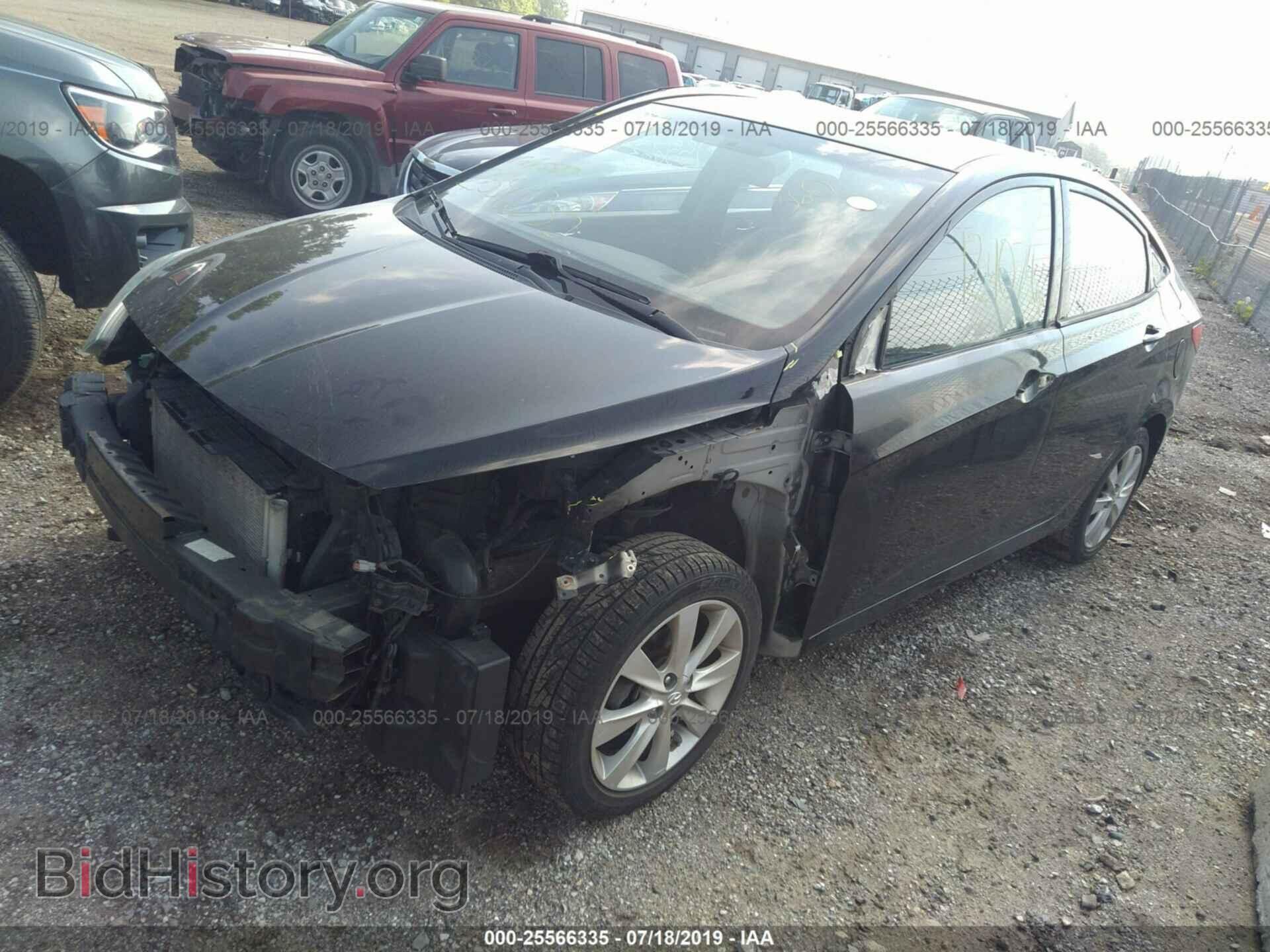 2012 HYUNDAI ACCENT - VIN: KMHCU4AE0CU185517 - Фото 2