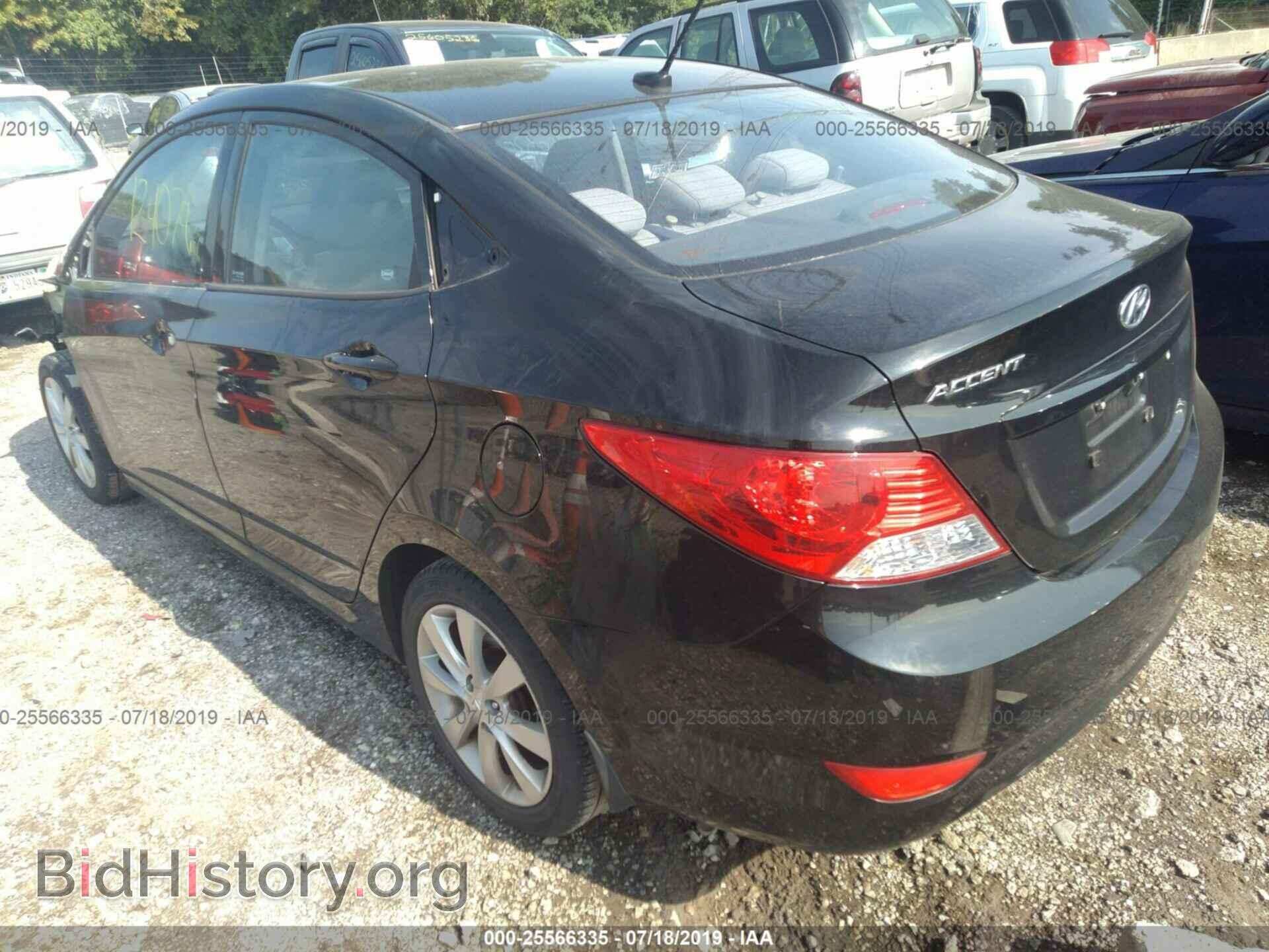 2012 HYUNDAI ACCENT - VIN: KMHCU4AE0CU185517 - Фото 3