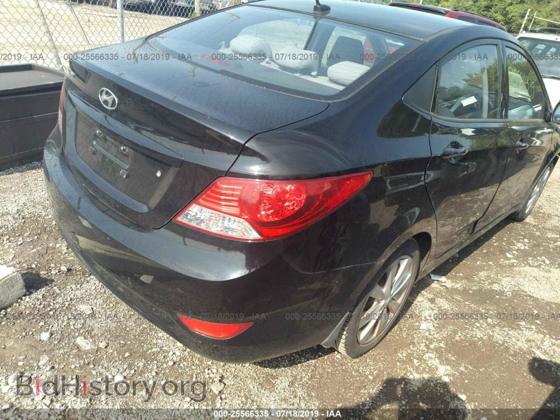 2012 HYUNDAI ACCENT - VIN: KMHCU4AE0CU185517 - Фото 4